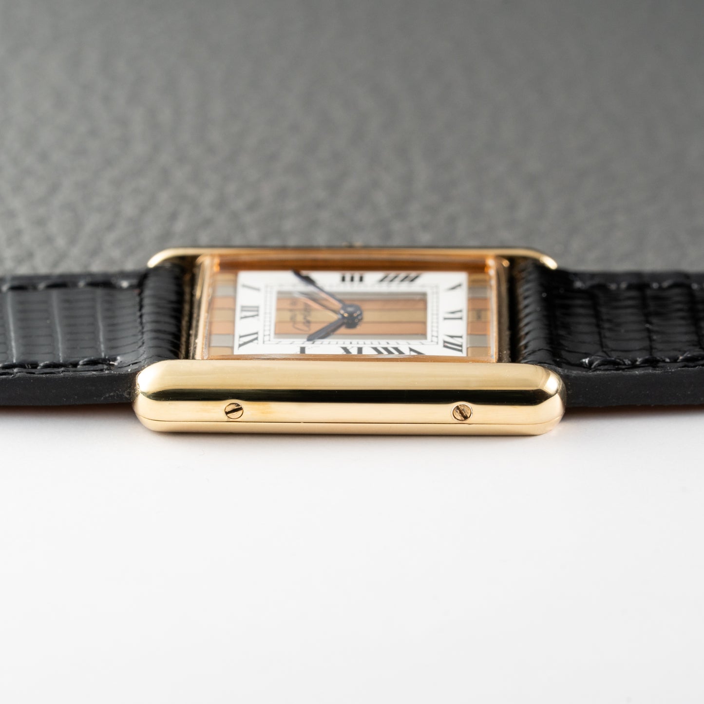 Cartier Must de Tank Vermeil Tricolor Mirror Dial Ref 6 81006 Quartz GM Cartier Service 2025