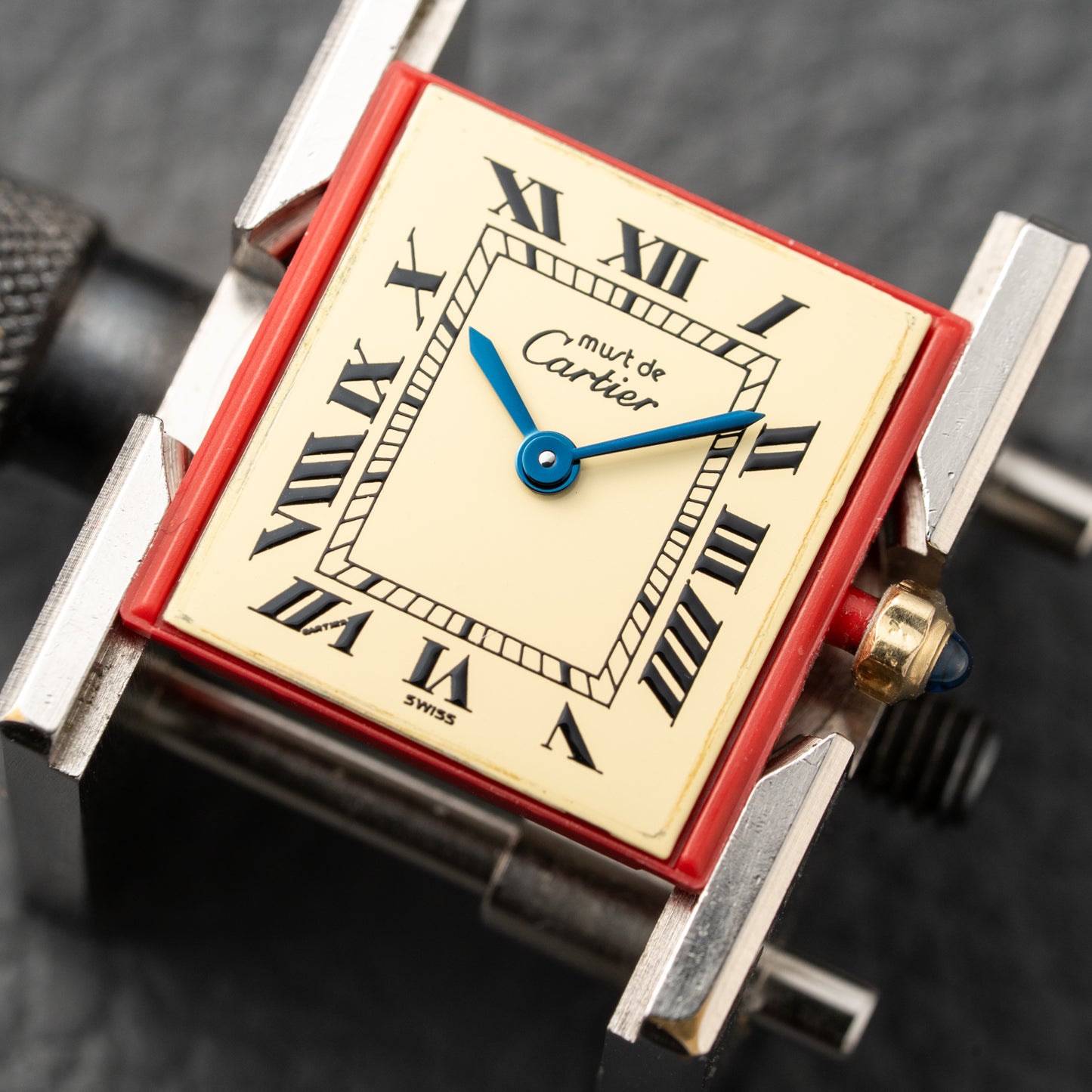 Cartier Must de Tank Vermeil Lemon Roman Dial Reference 3 66001 CARTIER SERVICED 2025