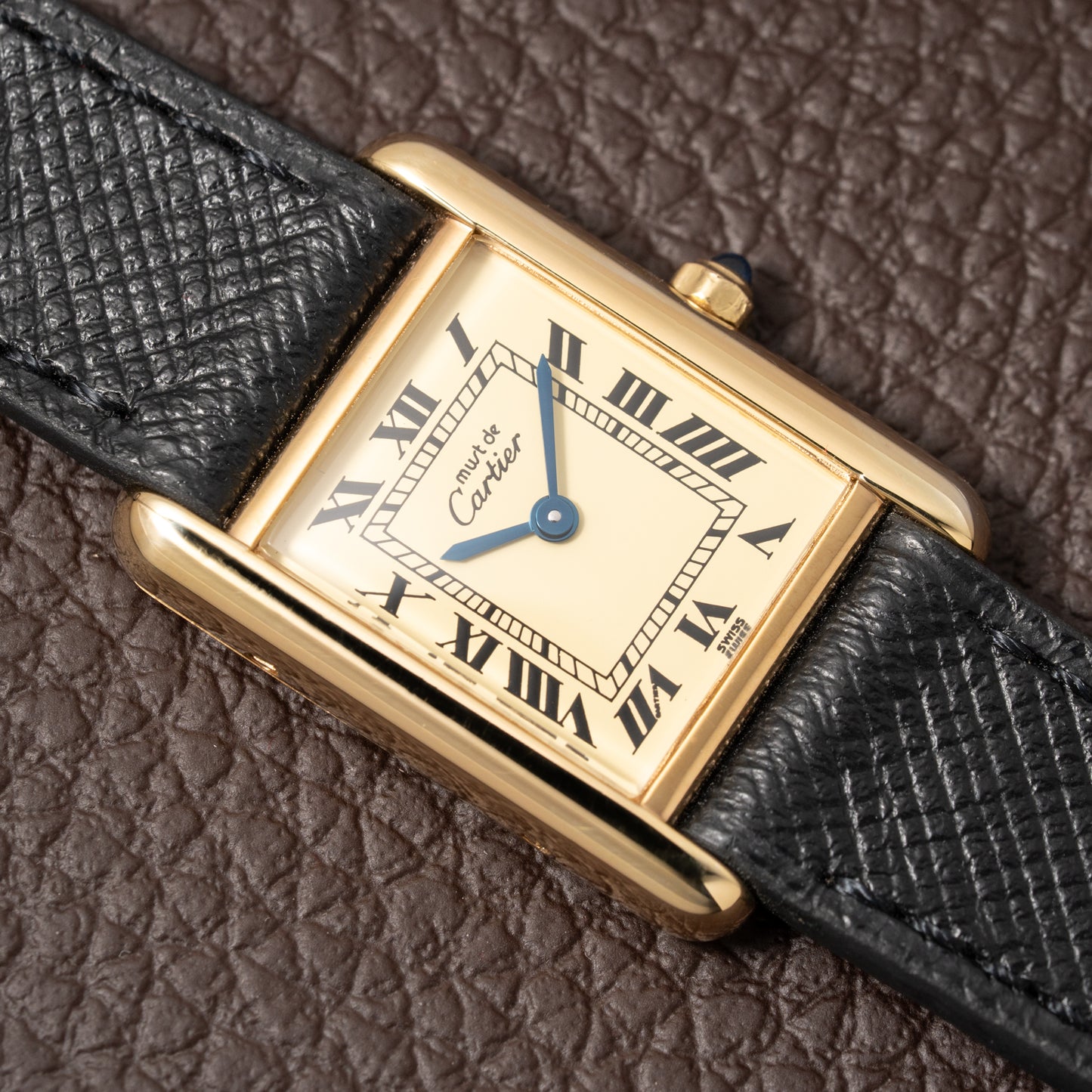 Cartier Must de Tank Vermeil Lemon Roman Dial Reference 3 66001 CARTIER SERVICED 2025