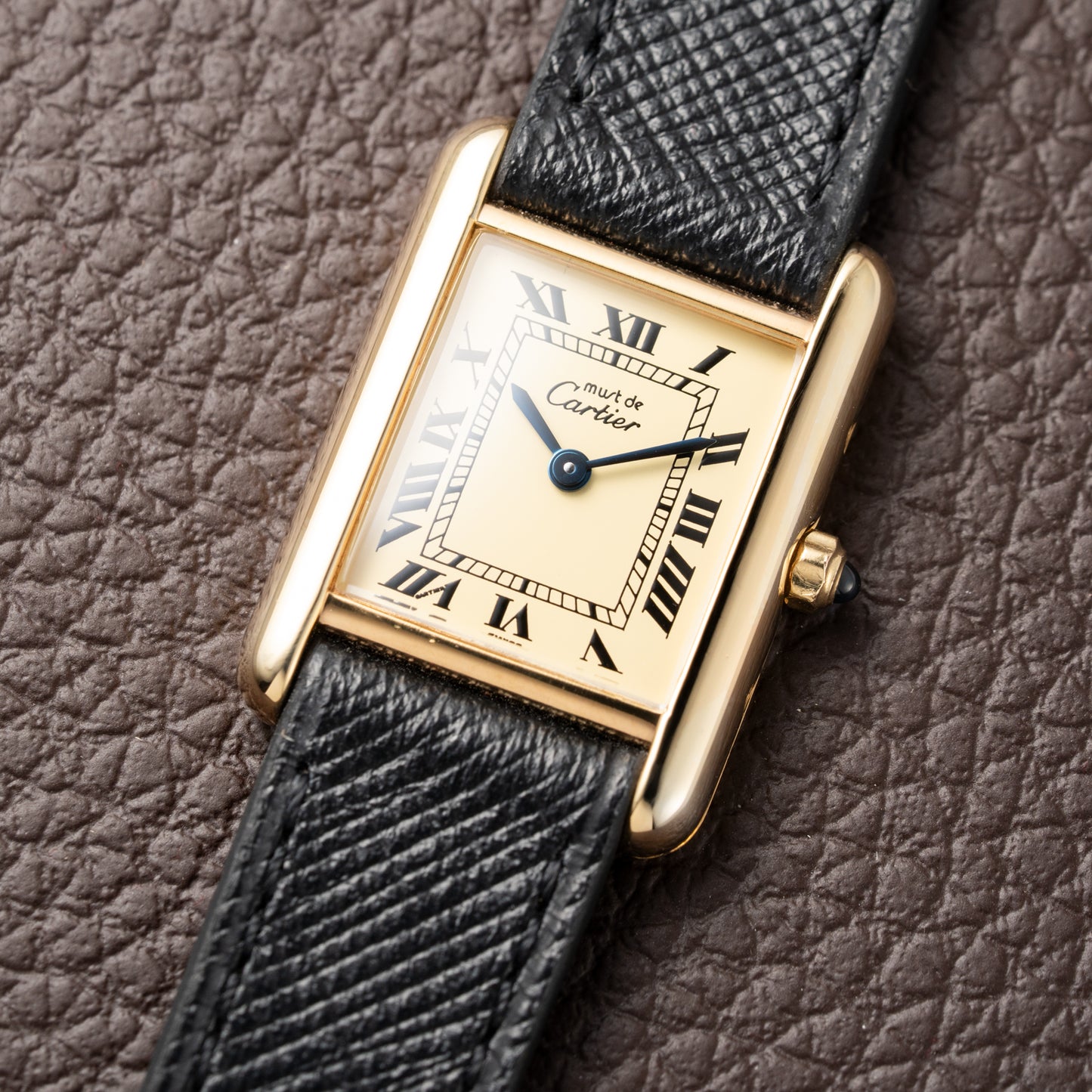 Cartier Must de Tank Vermeil Lemon Roman Dial Reference 3 66001 CARTIER SERVICED 2025