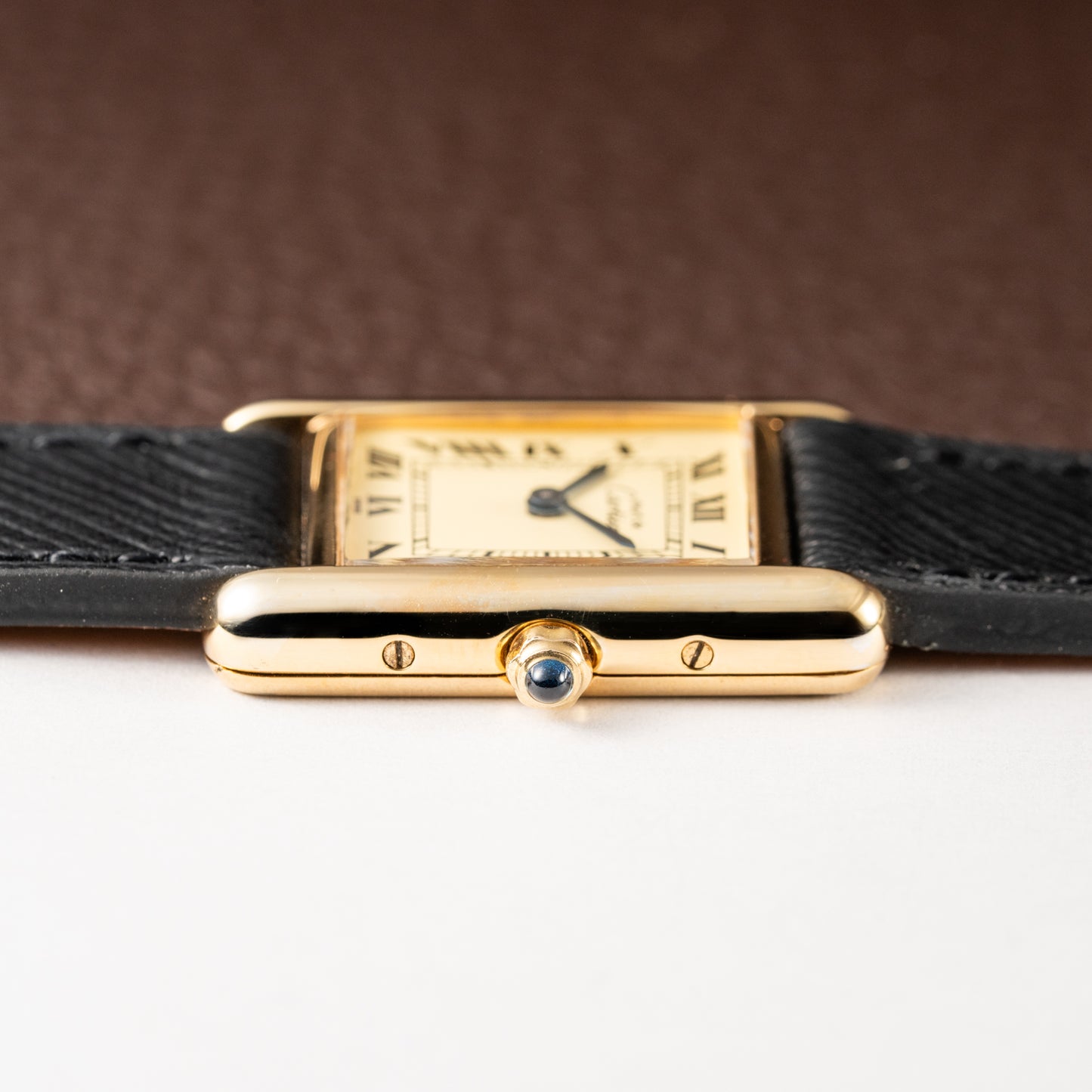 Cartier Must de Tank Vermeil Lemon Roman Dial Reference 3 66001 CARTIER SERVICED 2025