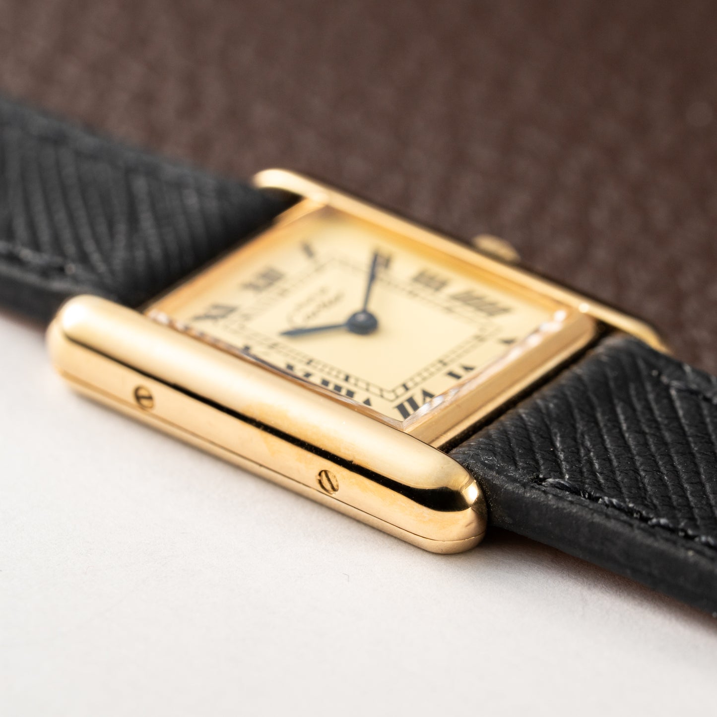 Cartier Must de Tank Vermeil Lemon Roman Dial Reference 3 66001 CARTIER SERVICED 2025