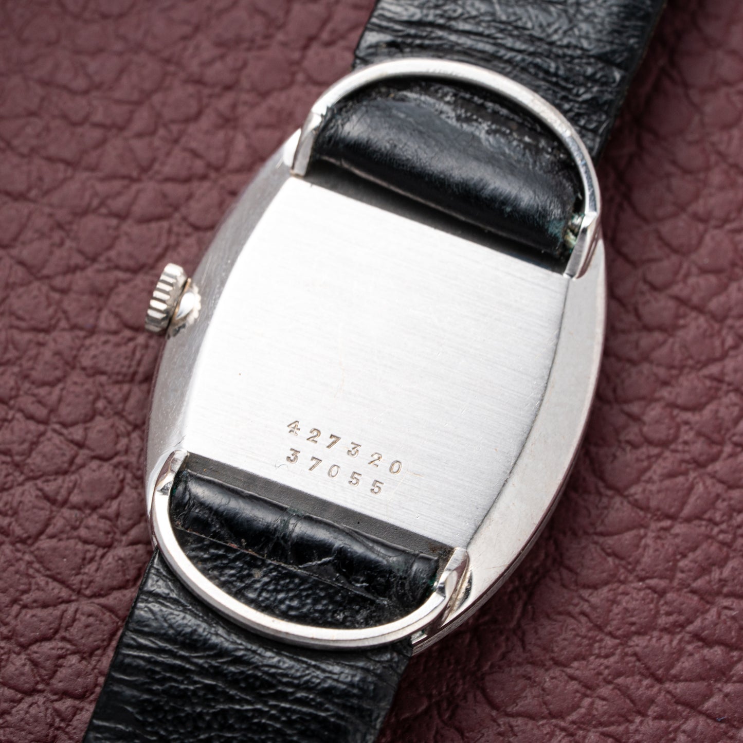Baume & Mercier Baignoire Blue Ellipse 'night sky' 18k White Gold Ref 37055