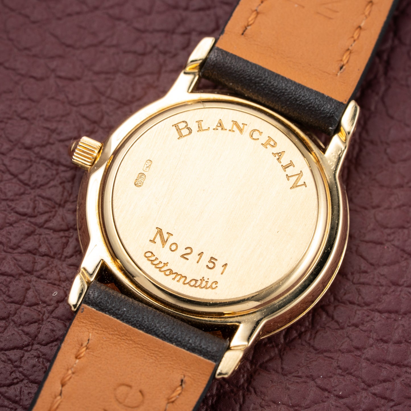 Blancpain Lady Villeret Automatic 18K Yellow Gold Ref. 0096-1418-58 from 1990s