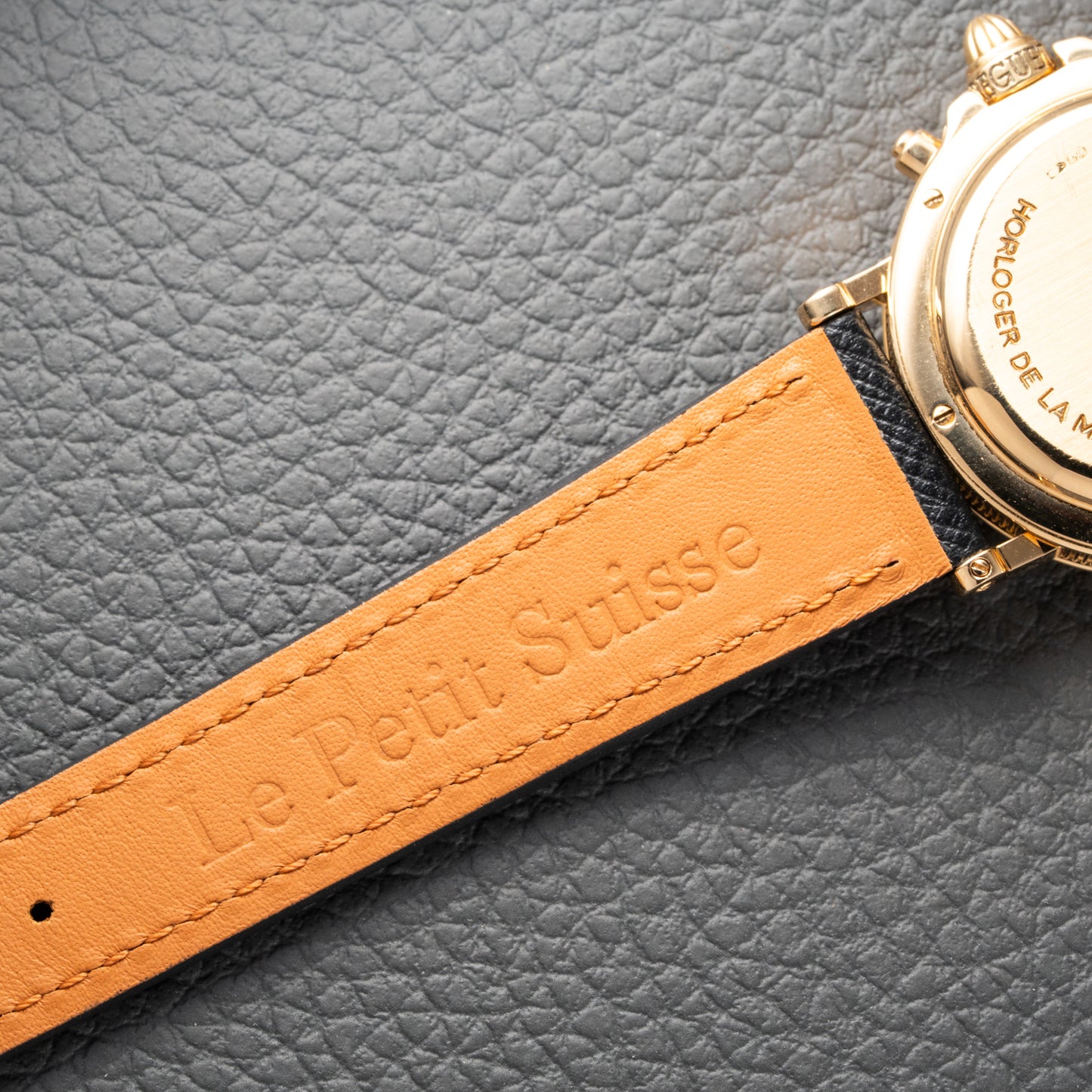 Breguet Marine Chronograph Mother of Pearl 18K Yellow Gold Automatic Ref 8490BA from 2010s
