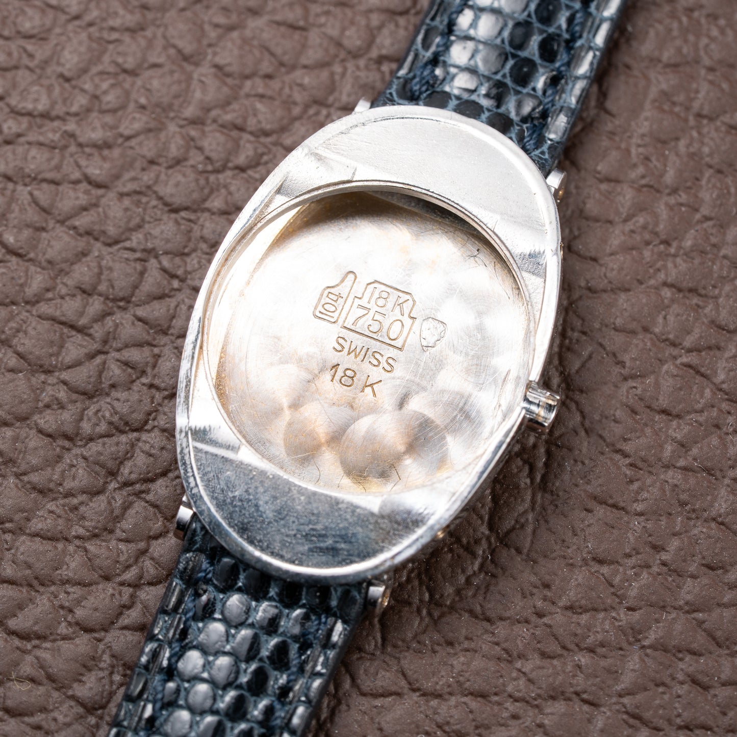 Cartier Baignoire Diamond Set White Gold 18K 'Paris' Dial Ref 78094 from 1970s