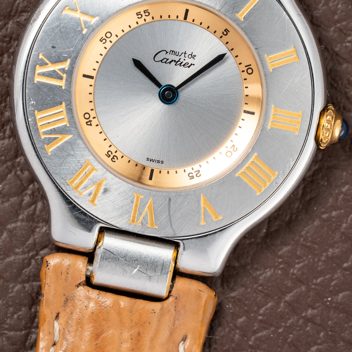 Cartier Must de 21 Gold & Steel Quartz Ref. 1330 from 1990s