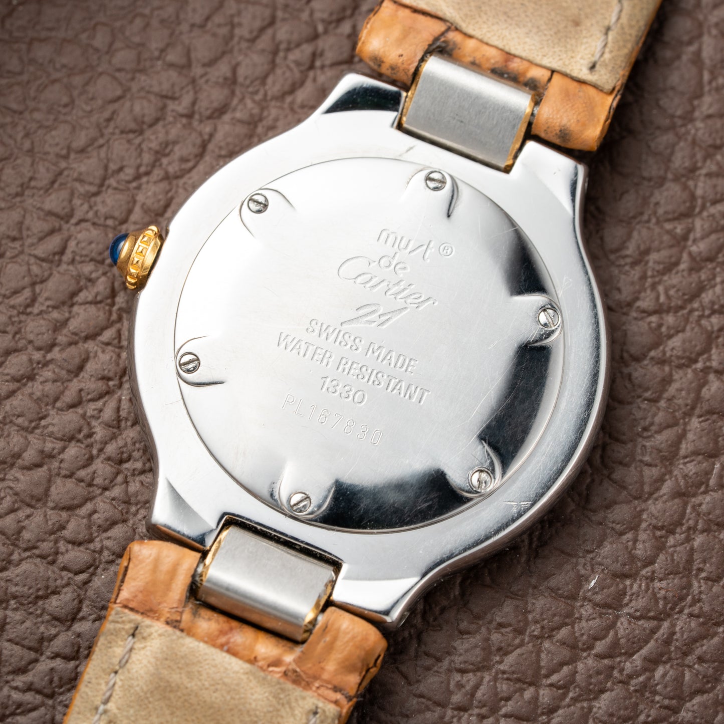 Cartier Must de 21 Gold & Steel Quartz Ref. 1330 from 1990s