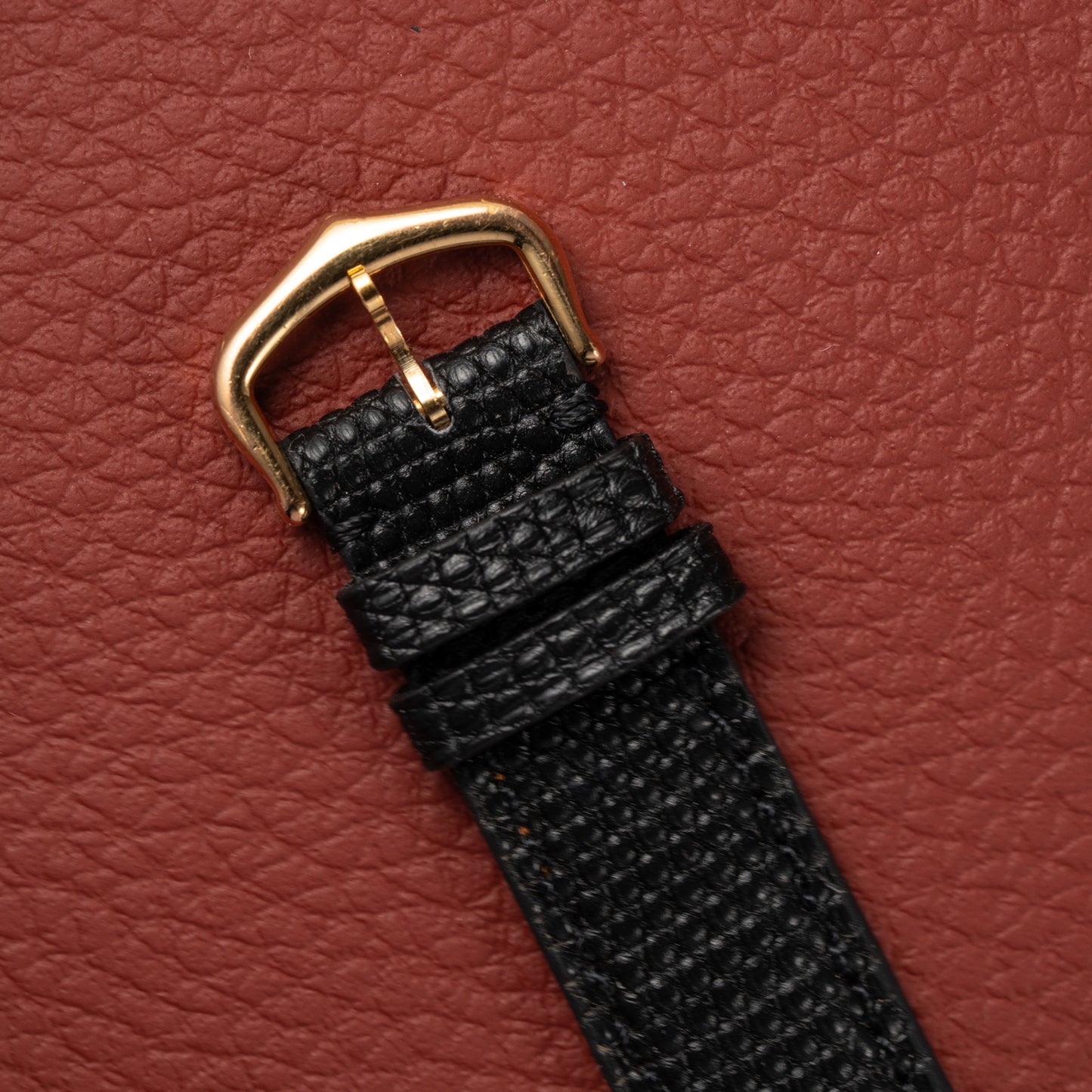 Cartier Must de Tank Vermeil Burgundy Ultra Full Set from 1981
