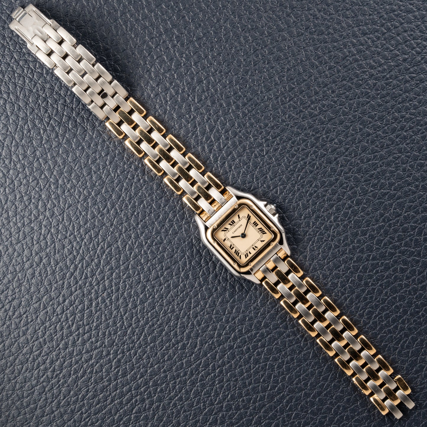 Cartier Panthère Lady Gold Steel 3 Row 18K/Steel PM Ref. 166921