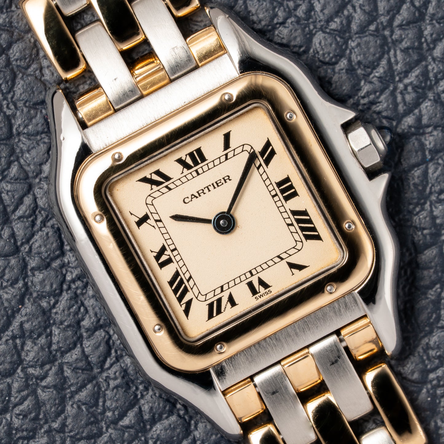 Cartier Panthère Lady Gold Steel 3 Row 18K/Steel PM Ref. 166921