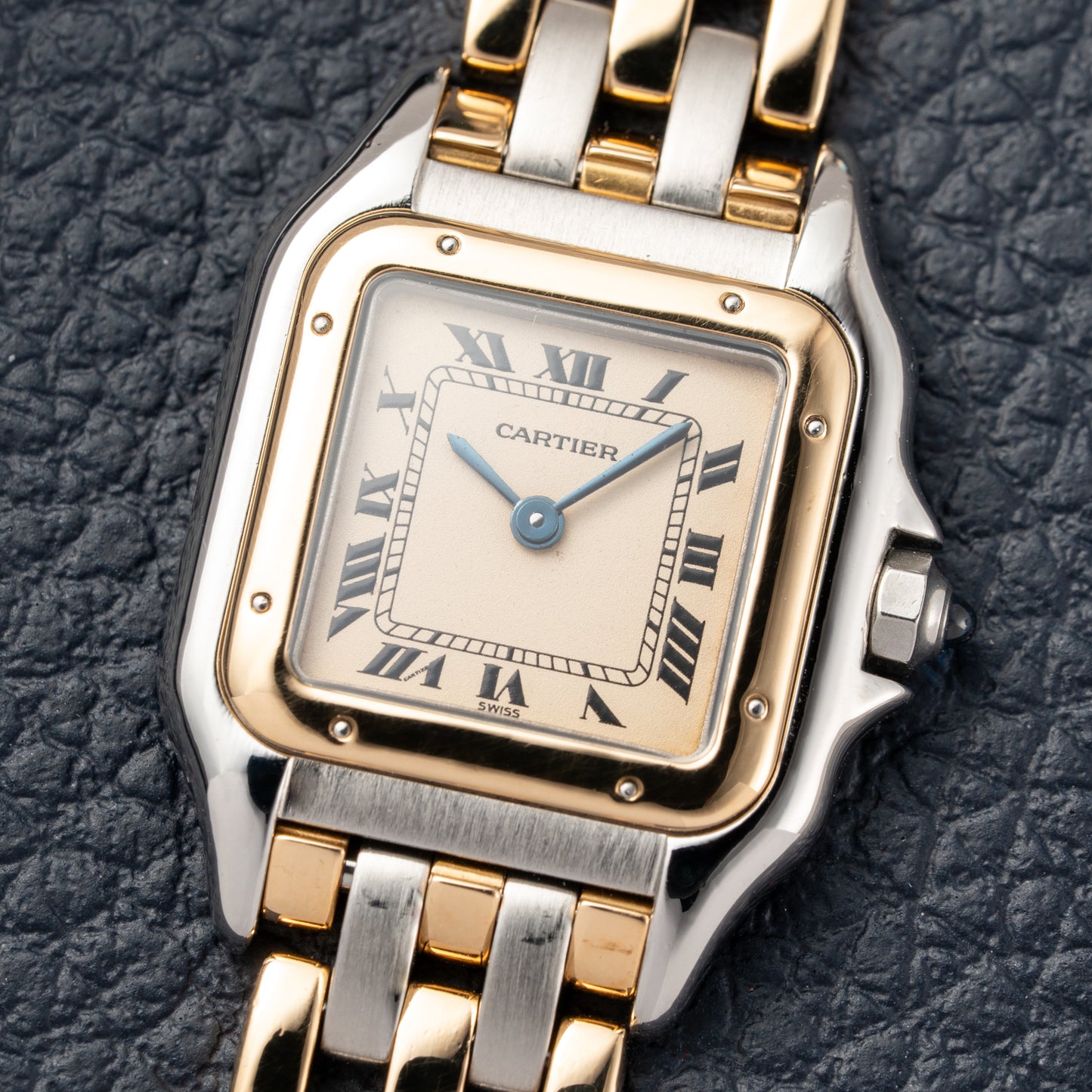 Cartier Panthère Lady Gold Steel 3 Row 18K/Steel PM Ref. 166921