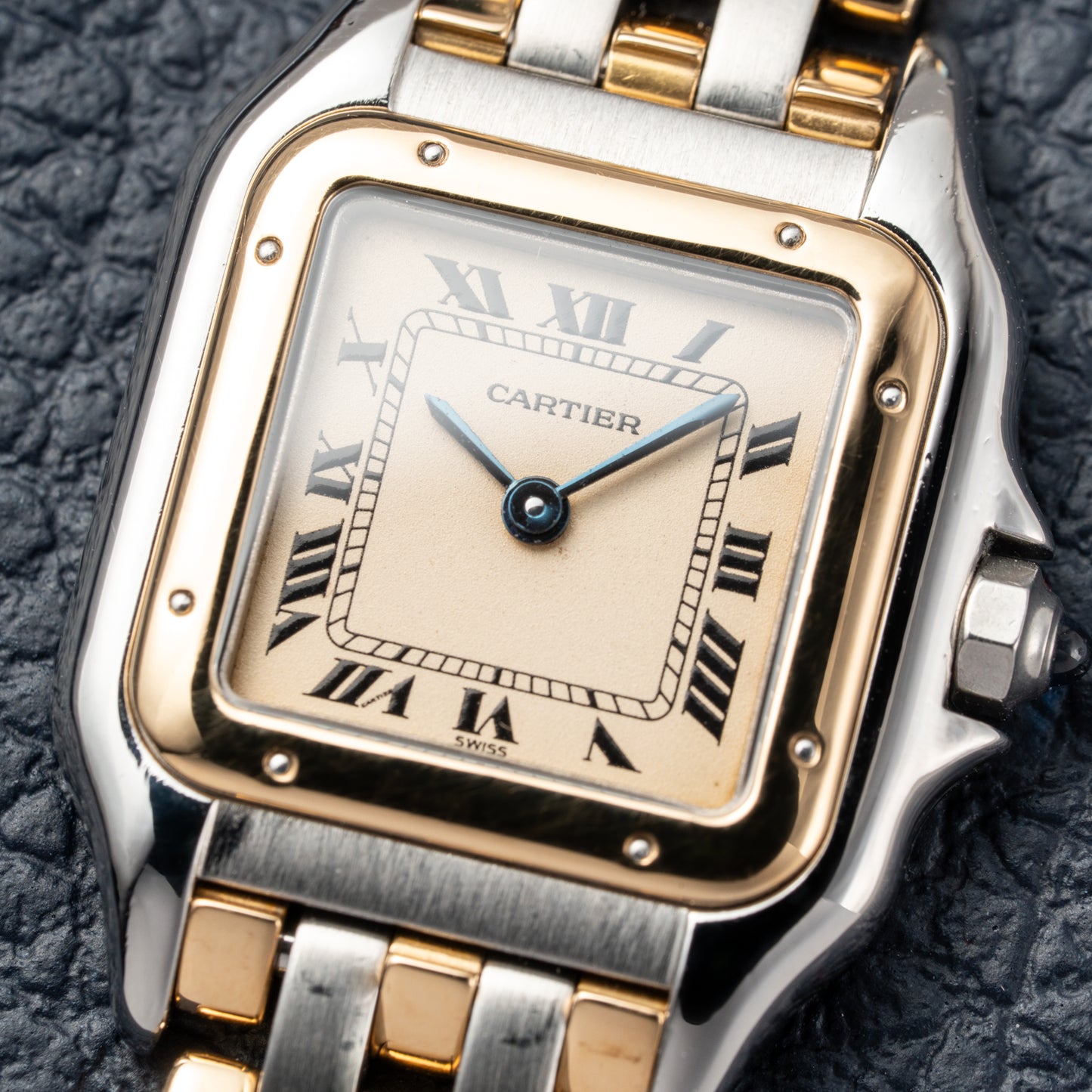 Cartier Panthère Lady Gold Steel 3 Row 18K/Steel PM Ref. 166921