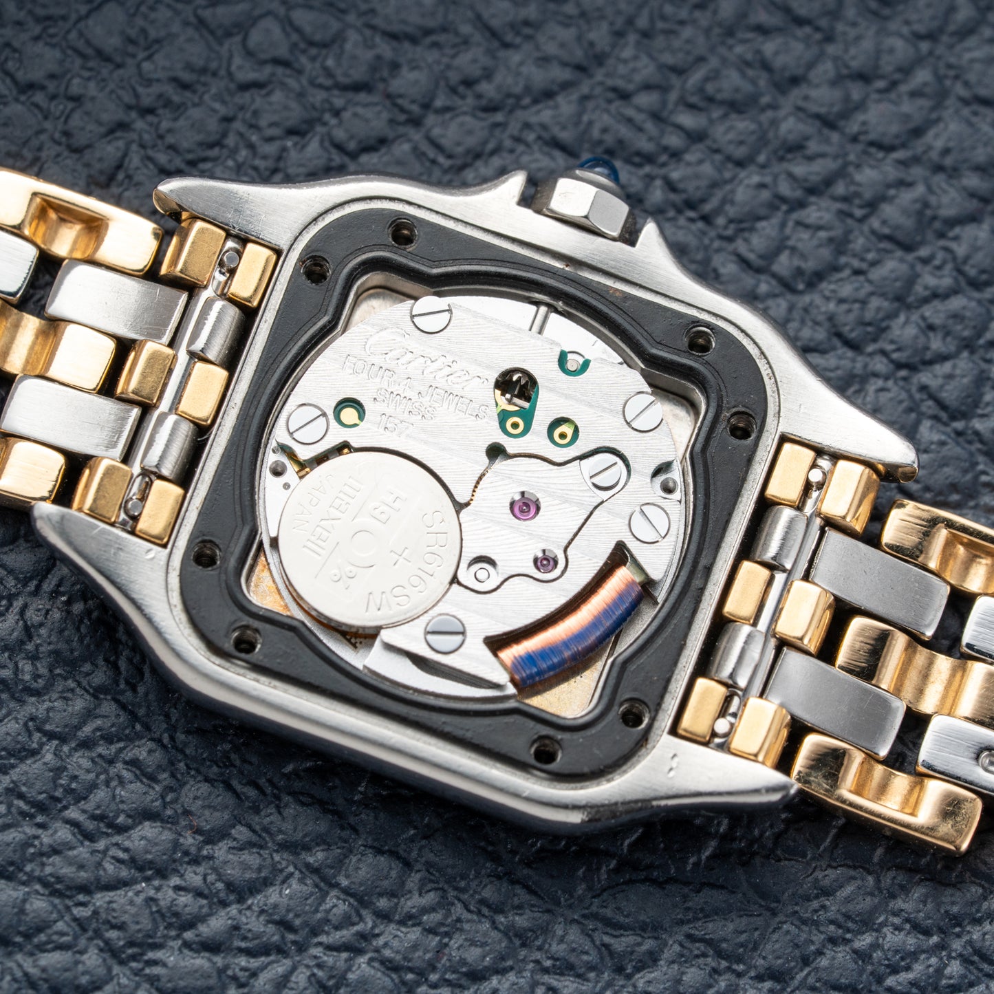 Cartier Panthère Lady Gold Steel 3 Row 18K/Steel PM Ref. 166921