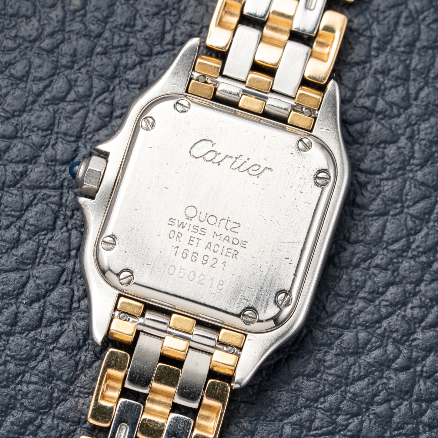 Cartier Panthère Lady Gold Steel 3 Row 18K/Steel PM Ref. 166921