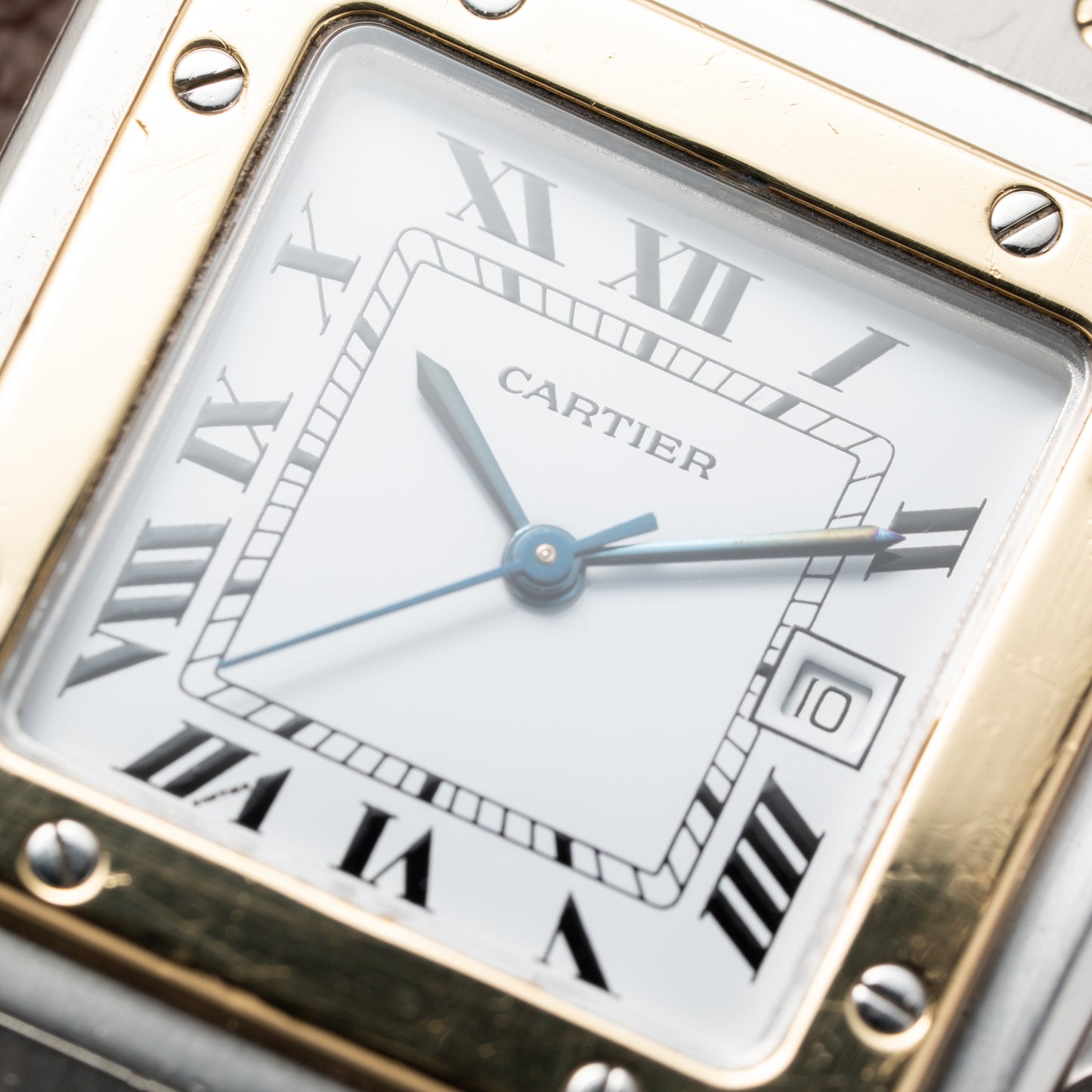 Cartier Santos Carrée Automatic Full Set from 1987 Ref. 2961