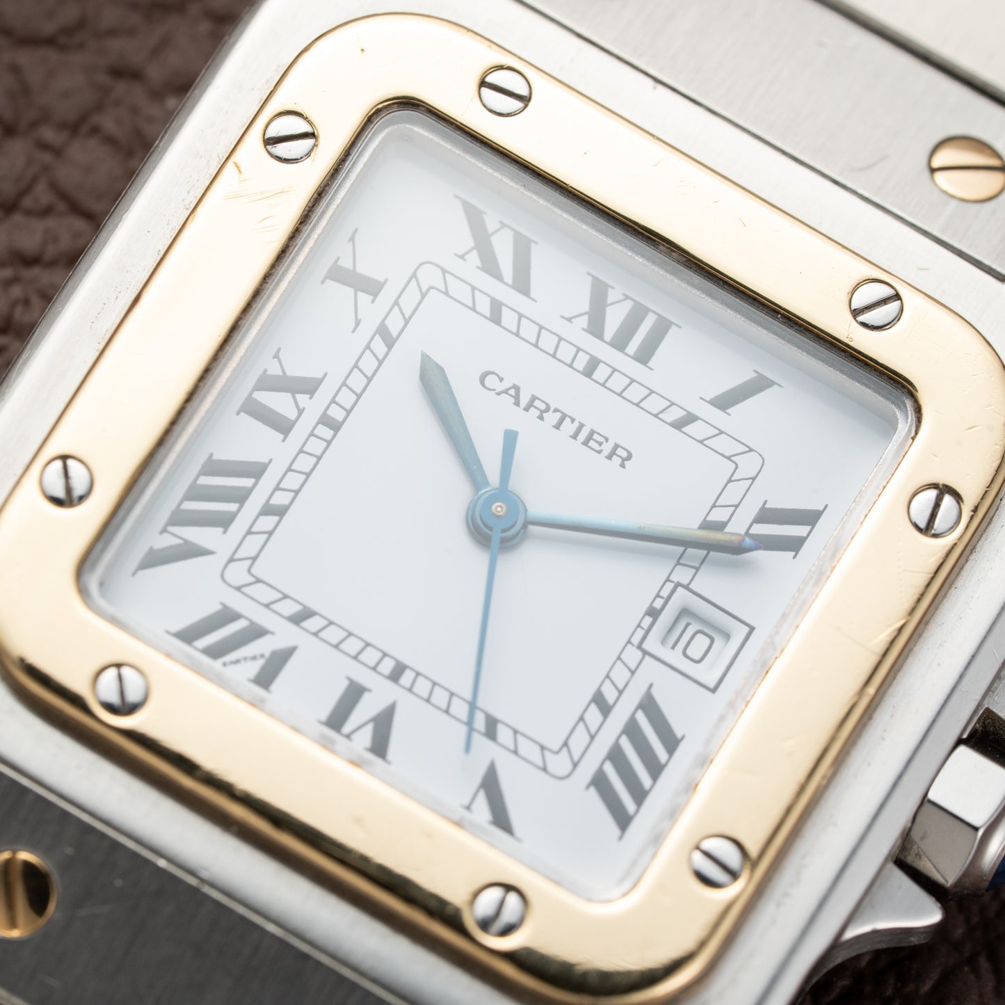 Cartier Santos Carrée Automatic Full Set from 1987 Ref. 2961