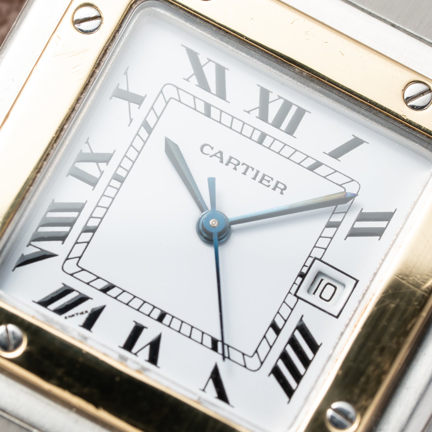 Cartier Santos Carrée Automatic Full Set from 1987 Ref. 2961