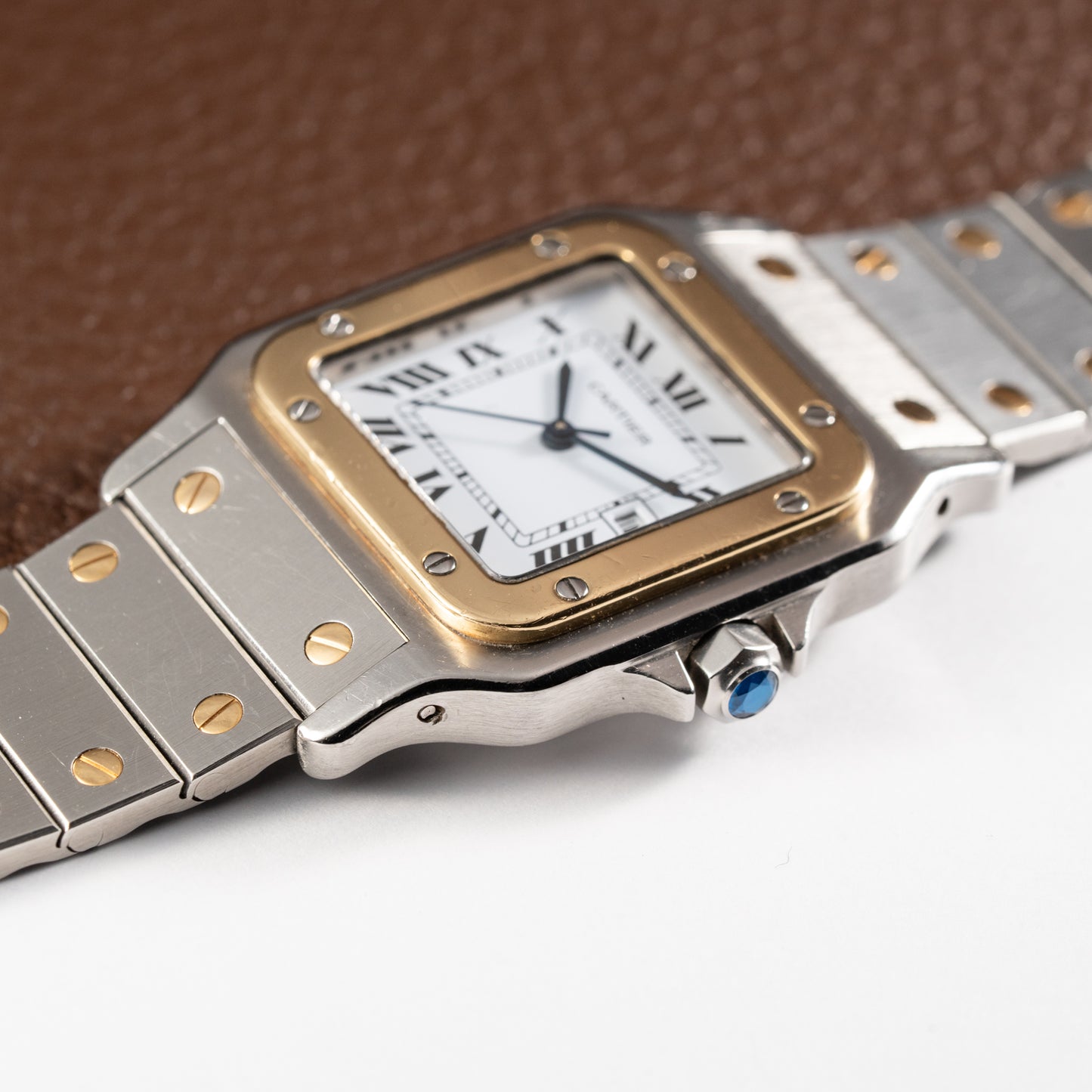Cartier Santos Carrée Automatic Full Set from 1987 Ref. 2961