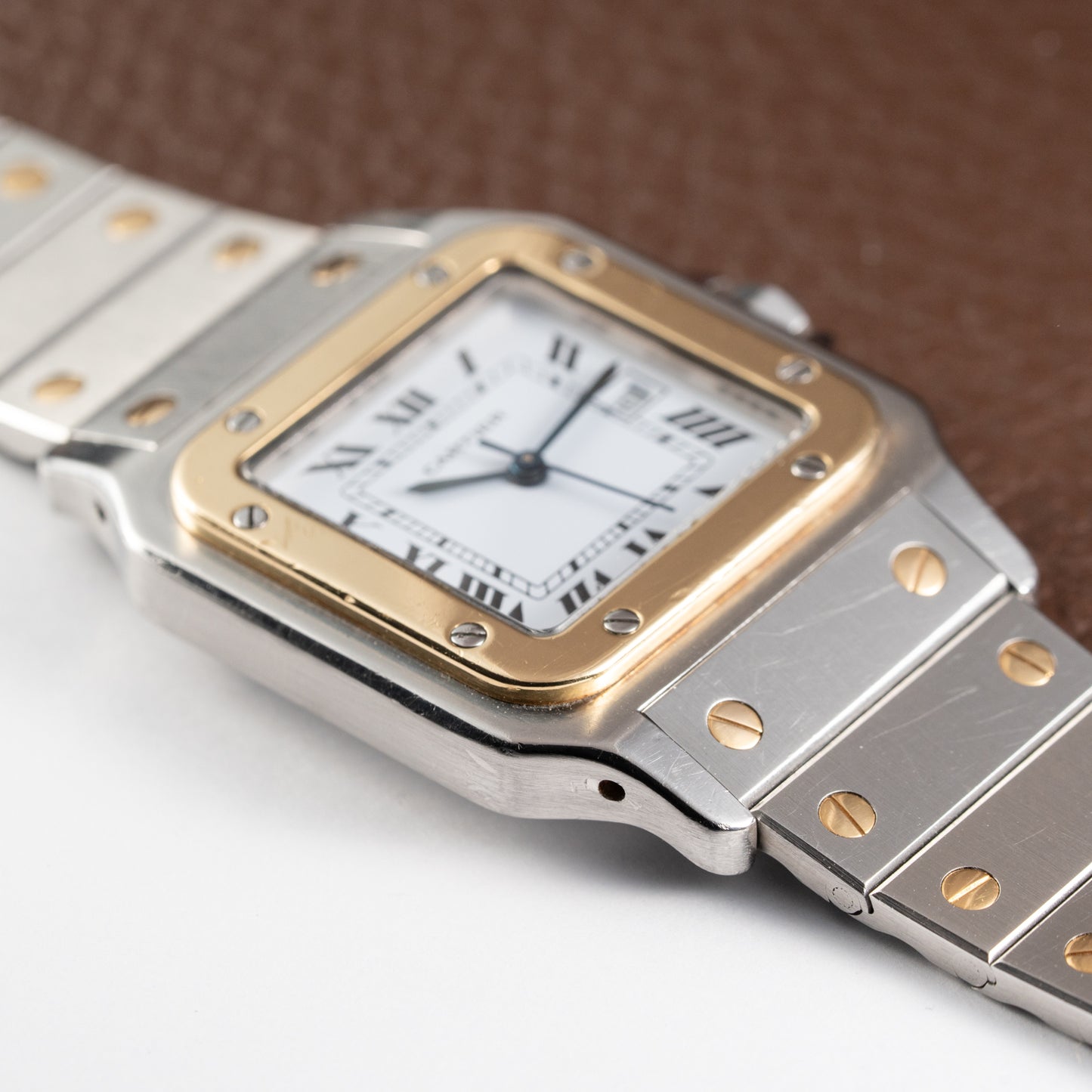 Cartier Santos Carrée Automatic Full Set from 1987 Ref. 2961