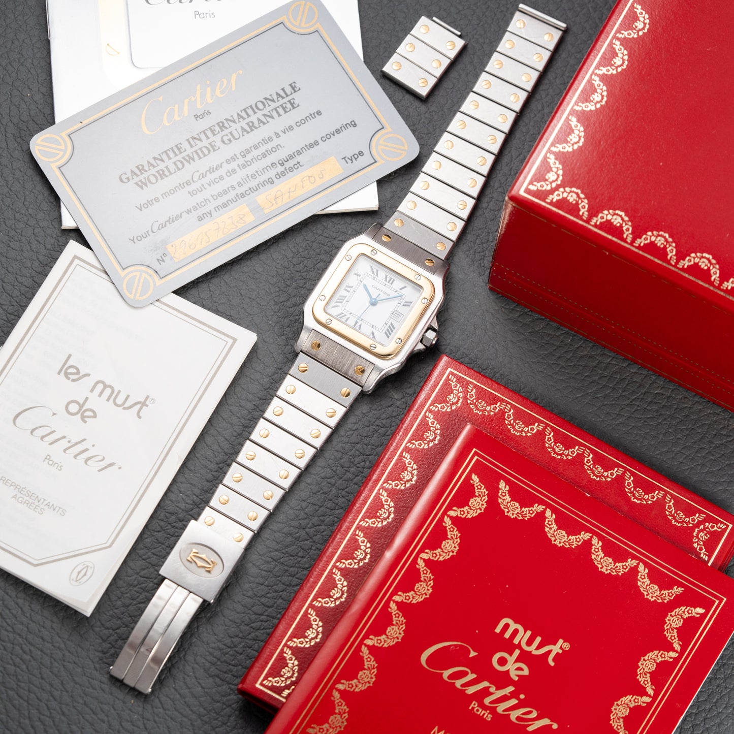Cartier Santos Carrée Automatic Ref. 2961 – Full Set