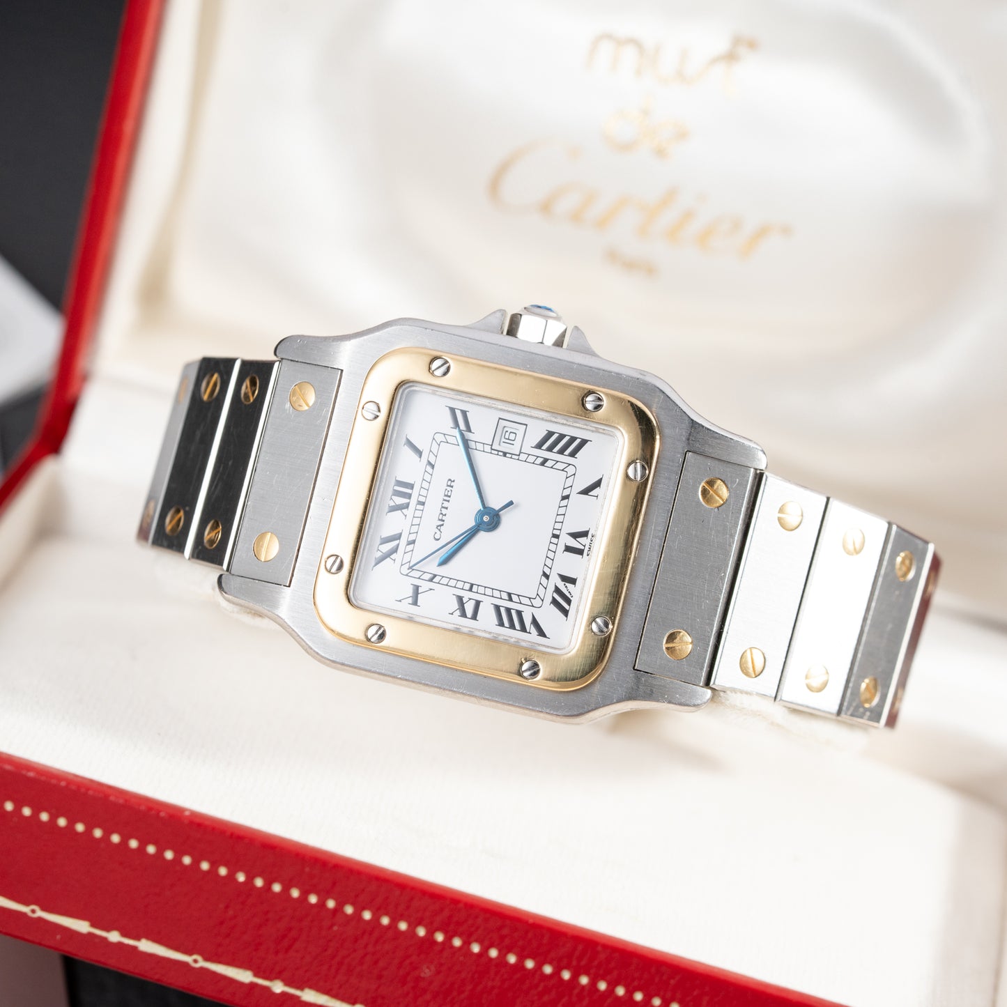 Cartier Santos Carrée Automatic Ref. 2961 – Full Set