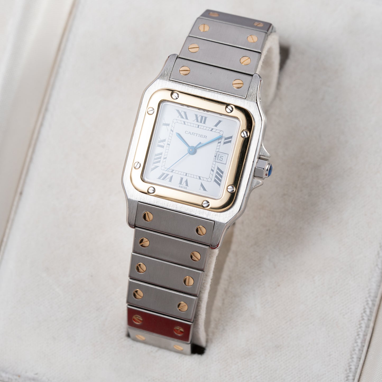 Cartier Santos Carrée Automatic Ref. 2961 Full Set from 1981
