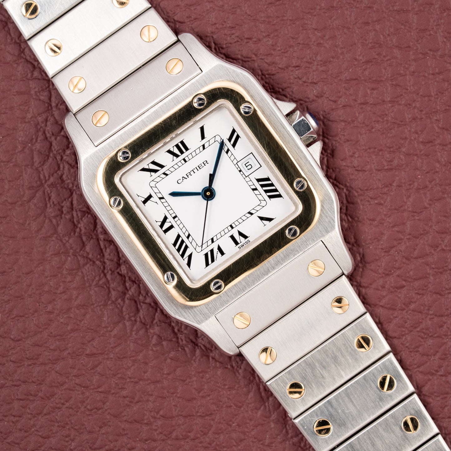 Cartier Santos Carrée Automatic Ref. 2961 Full Set from 1981