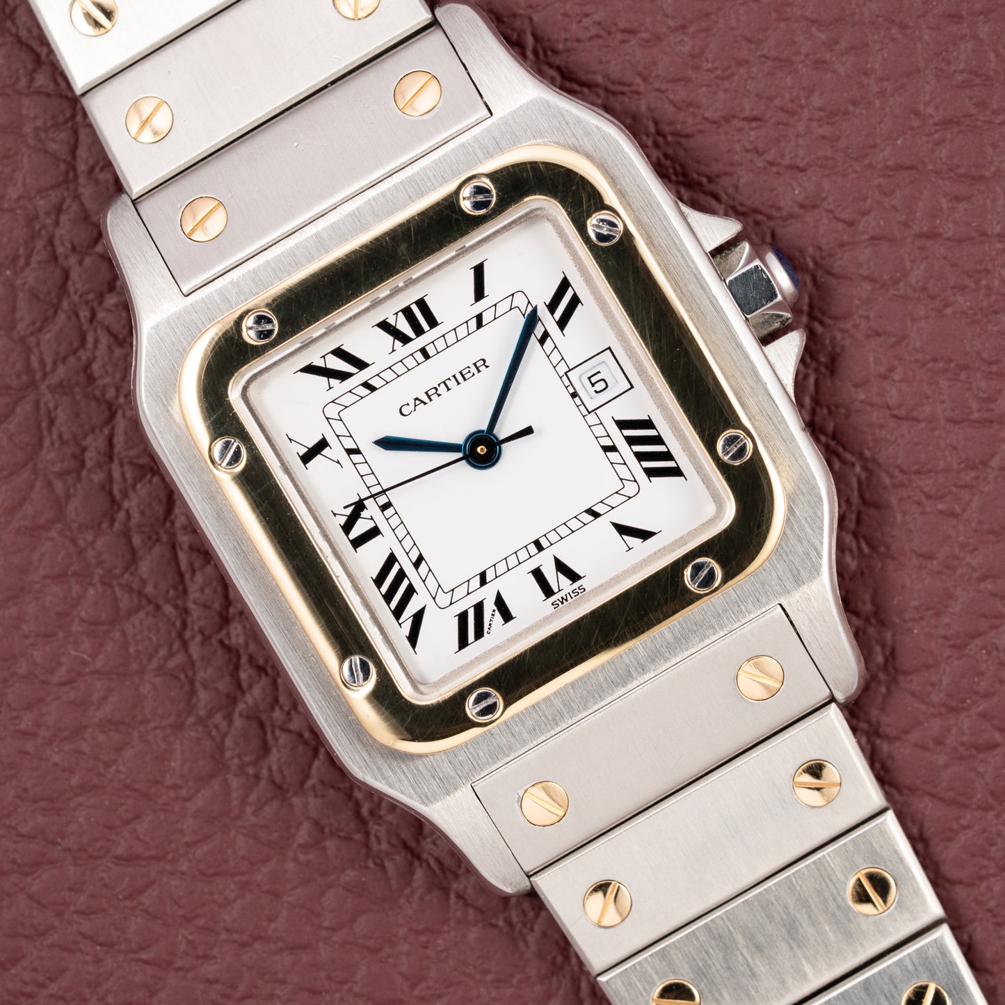 Cartier Santos Carrée Automatic Ref. 2961 Full Set from 1981