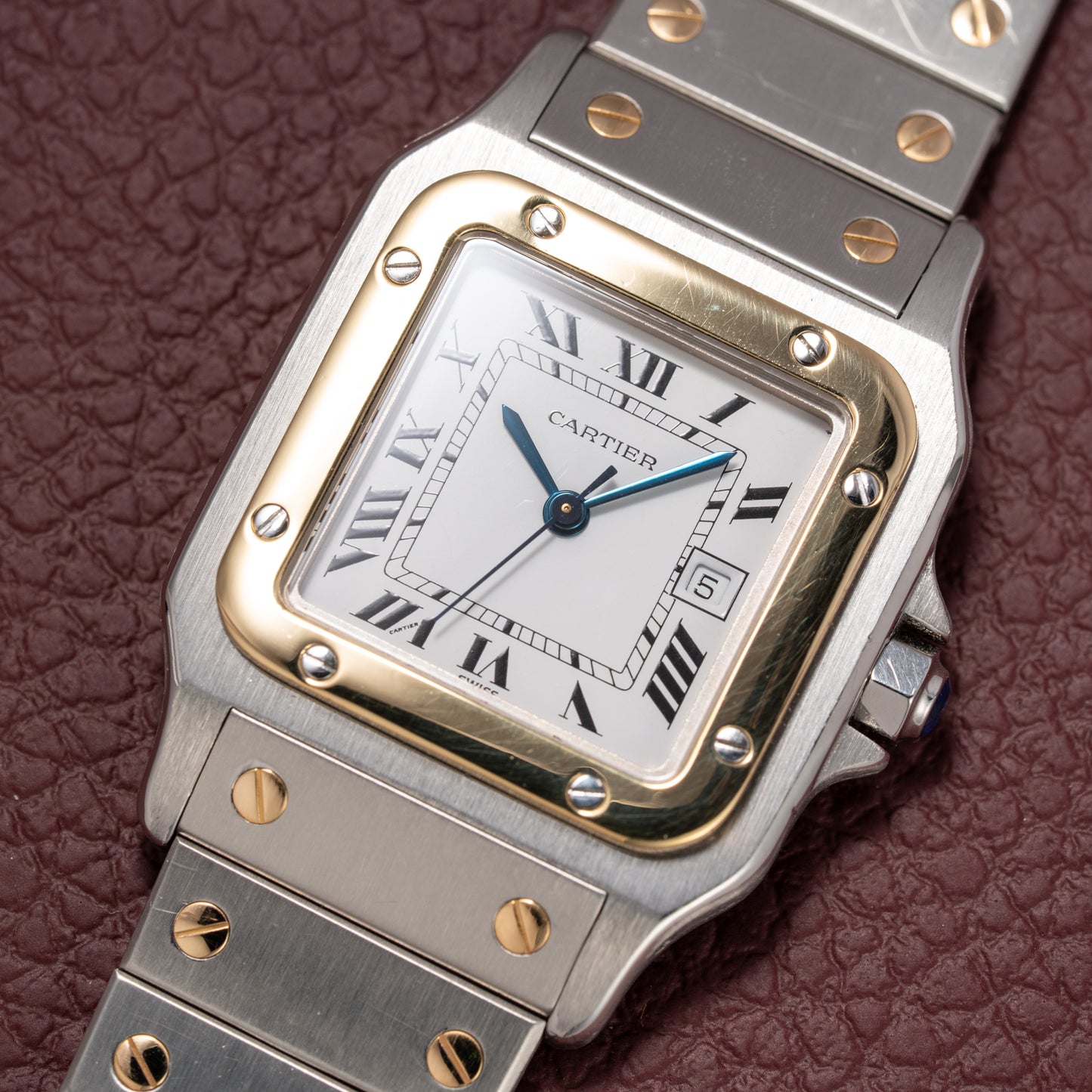 Cartier Santos Carrée Automatic Ref. 2961 Full Set from 1981