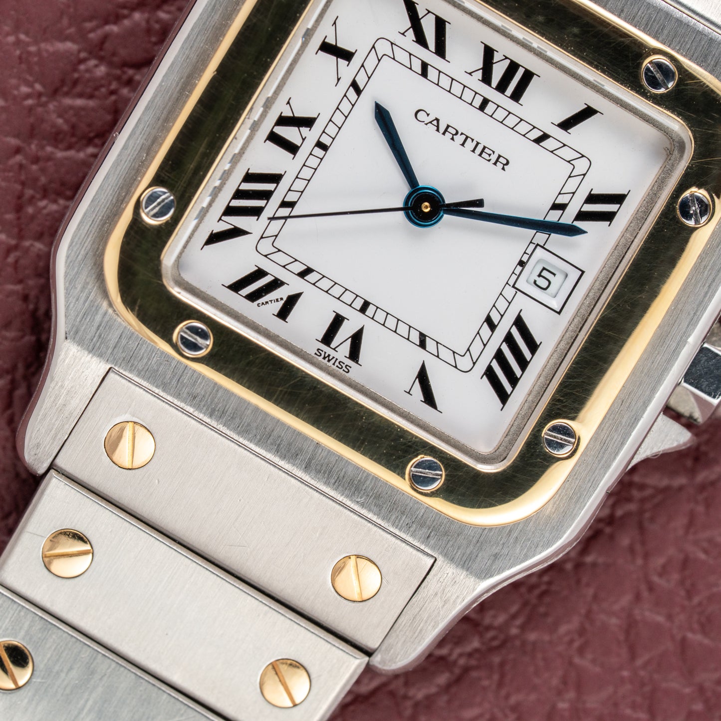 Cartier Santos Carrée Automatic Ref. 2961 Full Set from 1981