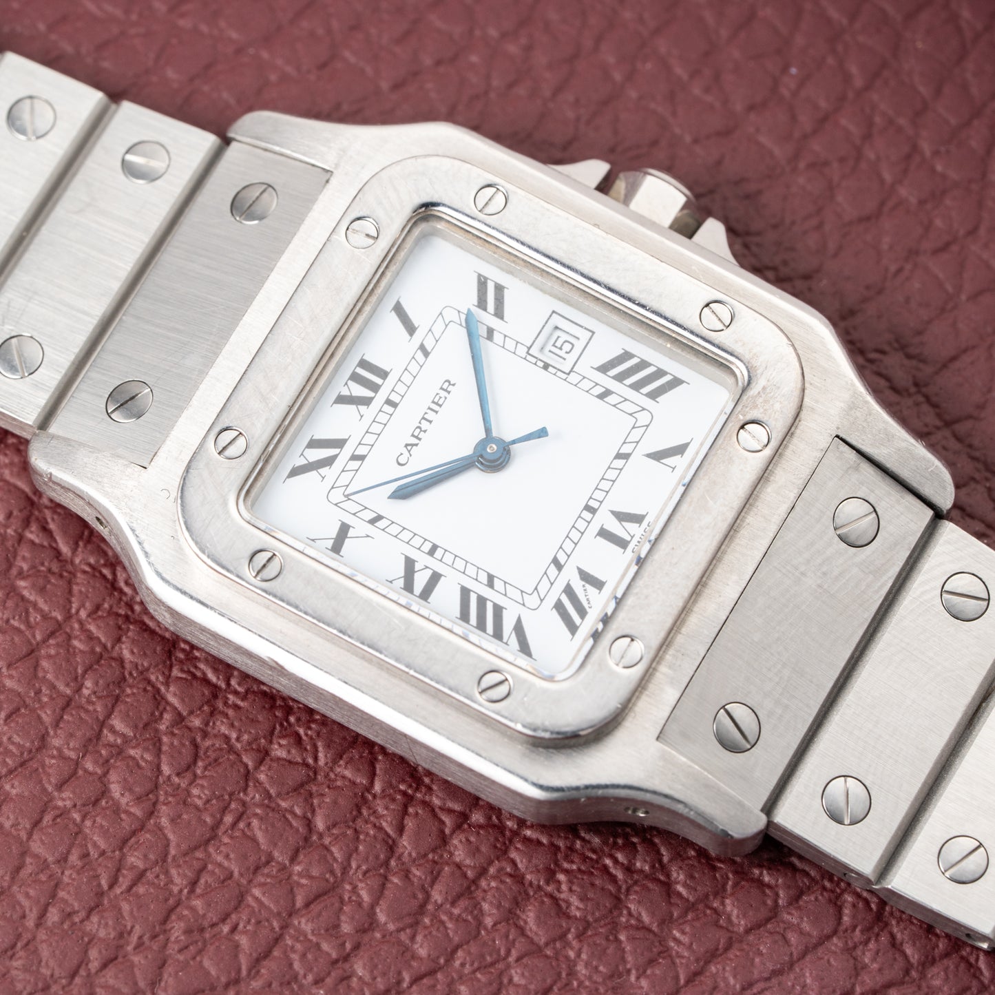 Cartier Santos Carrée Steel Ref. 2960 from 1990s