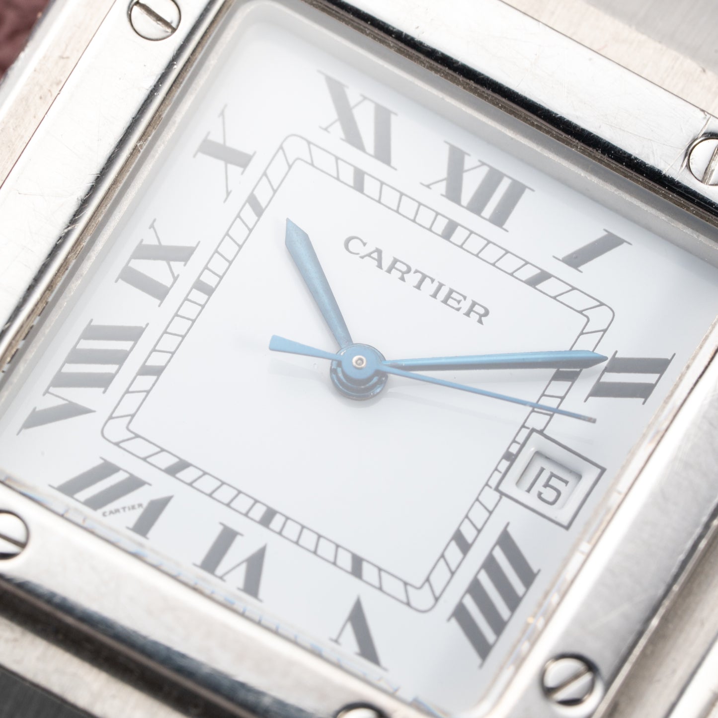 Cartier Santos Carrée Steel Ref. 2960 from 1990s