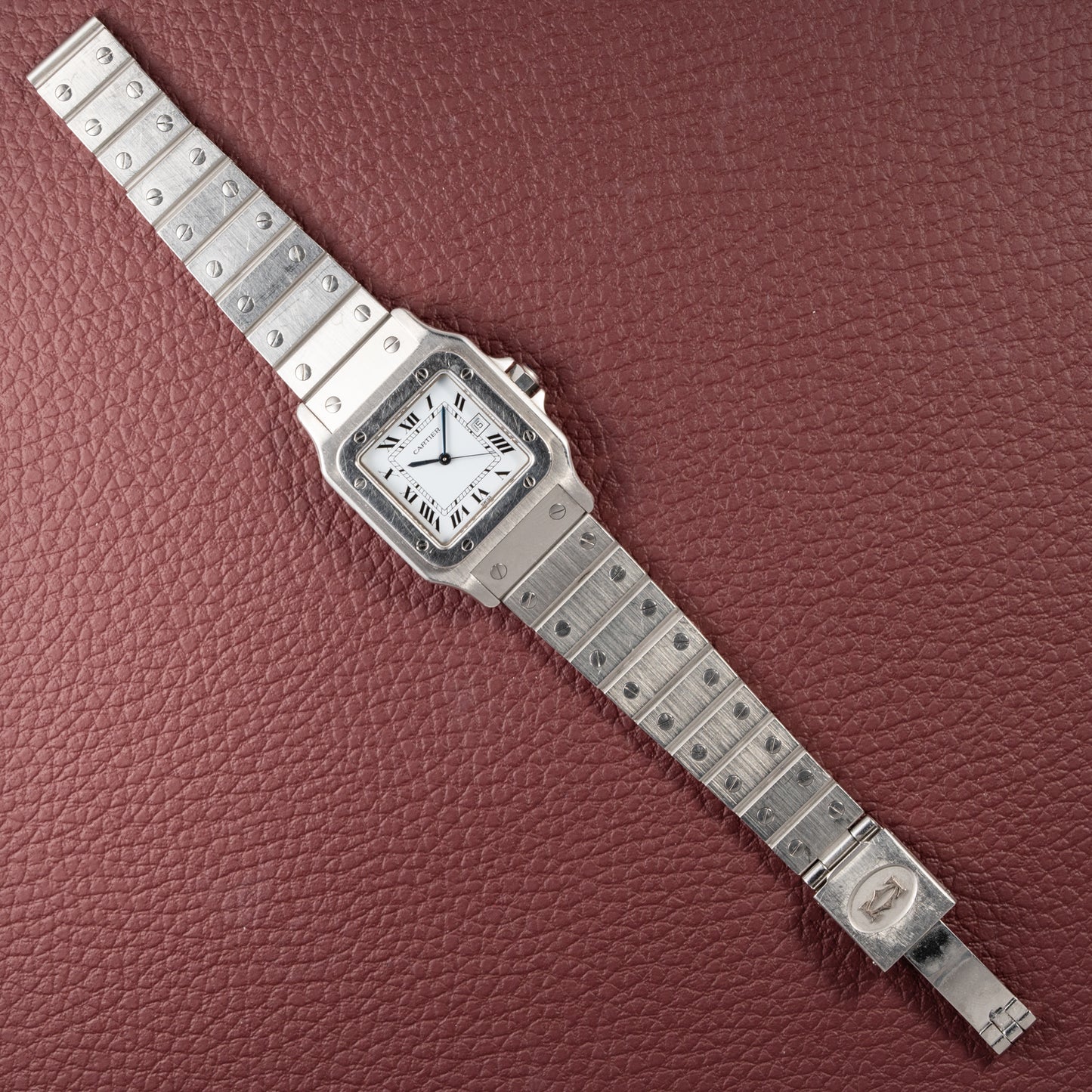 Cartier Santos Carrée Steel Ref. 2960 from 1990s