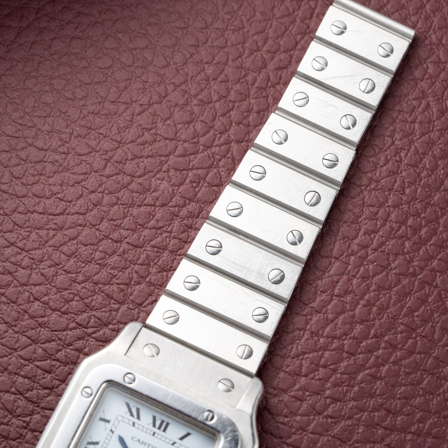 Cartier Santos Carrée Steel Ref. 2960 from 1990s