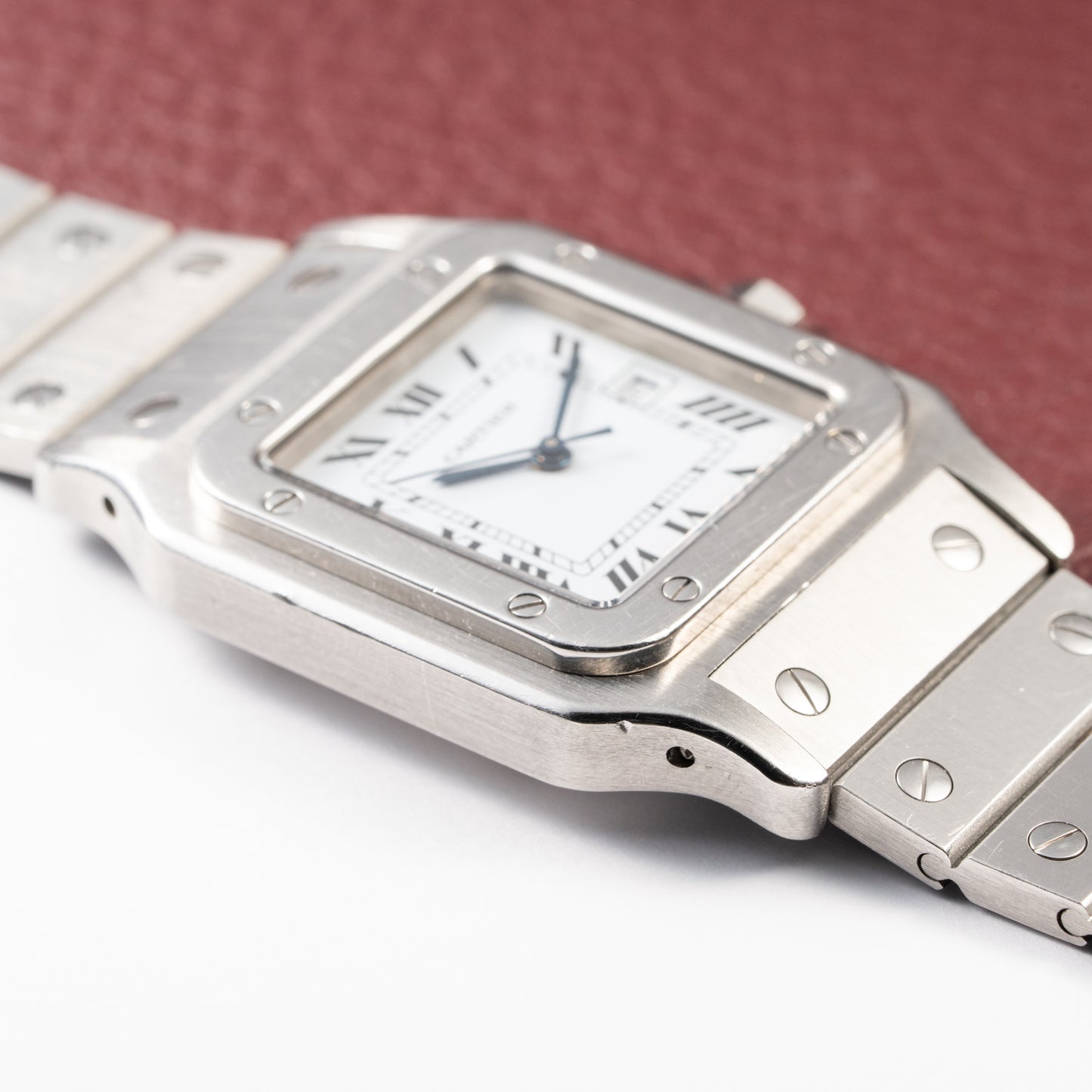 Cartier Santos Carrée Steel Ref. 2960 from 1990s