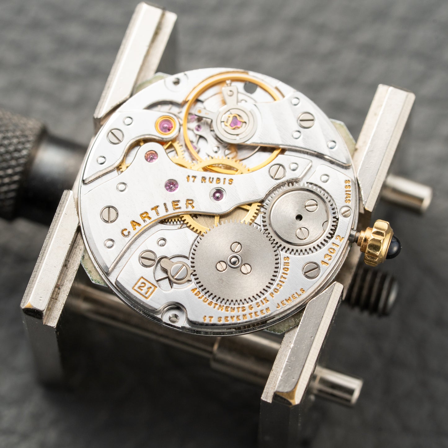 Cartier Santos Dumont Extra Plate 18K Gold Ref. 96053