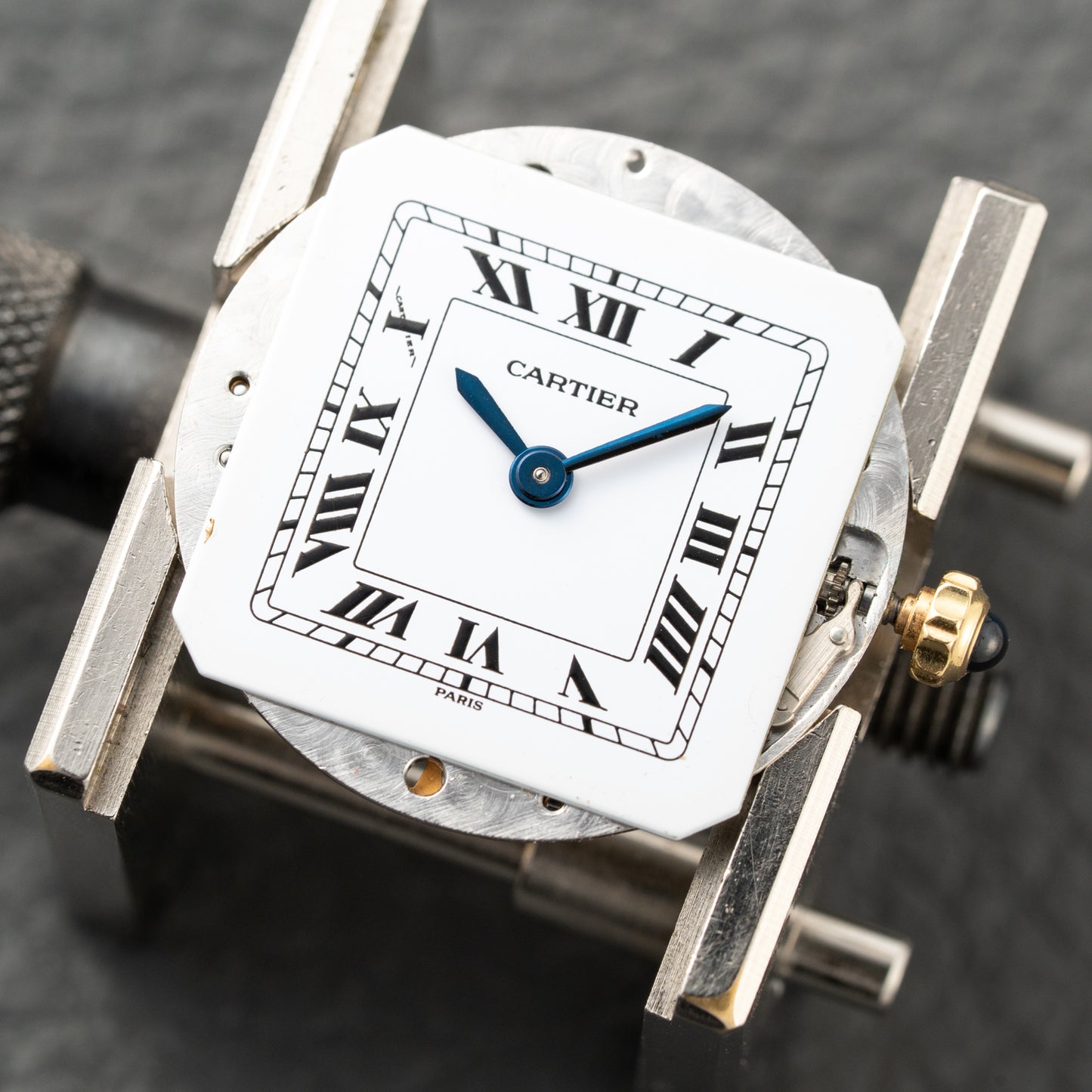 Cartier Santos Dumont Extra Plate 18K Gold Ref. 96053