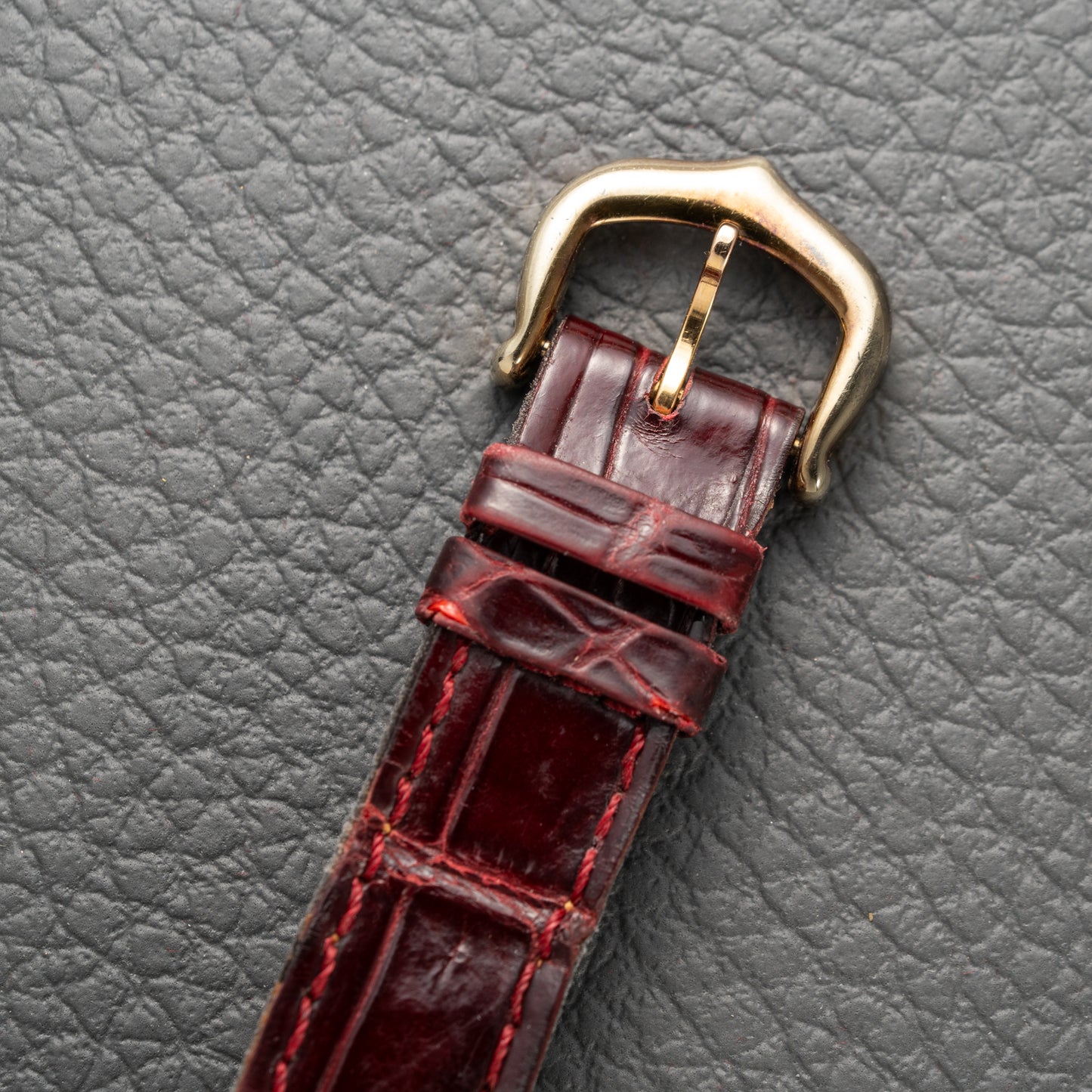 Cartier Santos Dumont Extra Plate 18K Gold Ref. 96053
