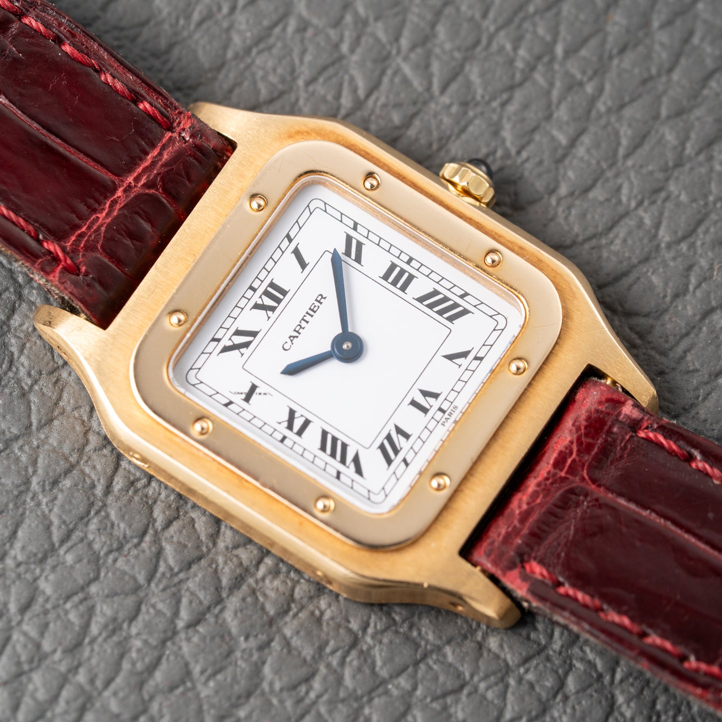 Cartier Santos Dumont Extra Plate 18K Gold Ref. 96053