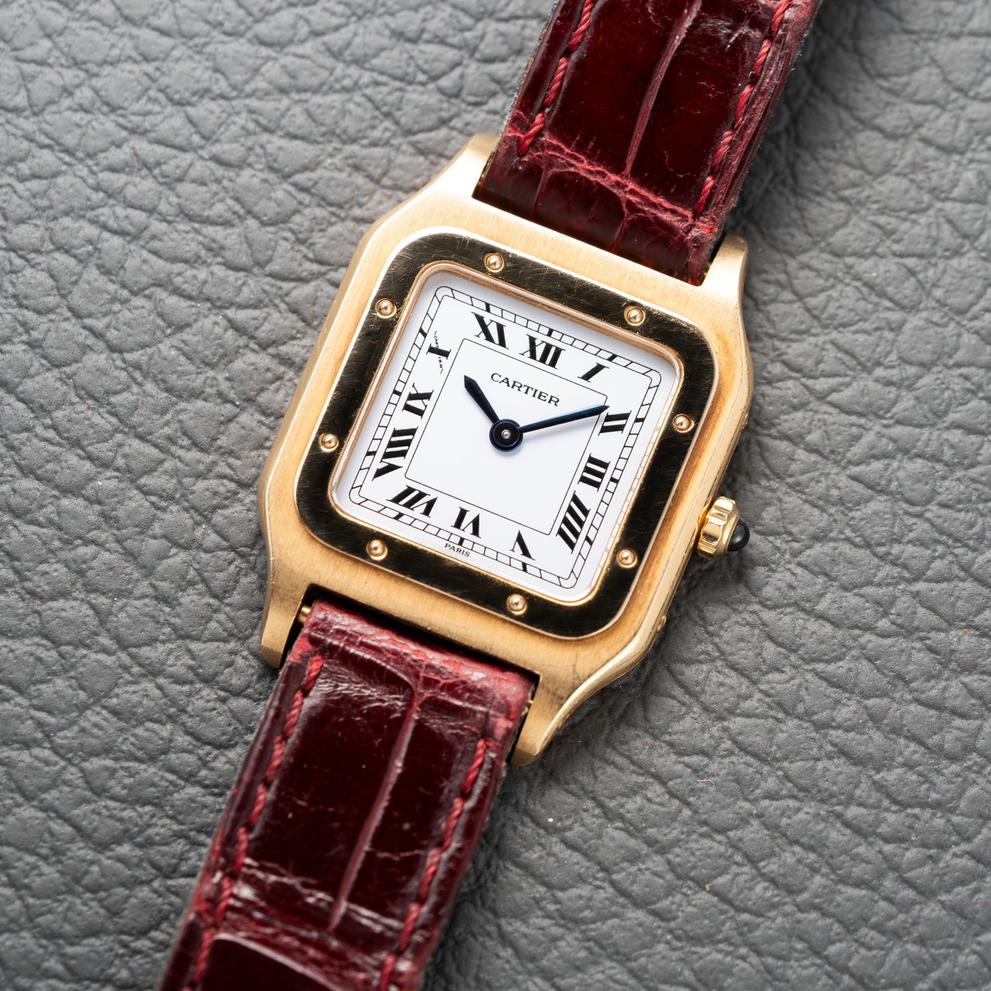 Cartier Santos Dumont Extra Plate 18K Gold Ref. 96053