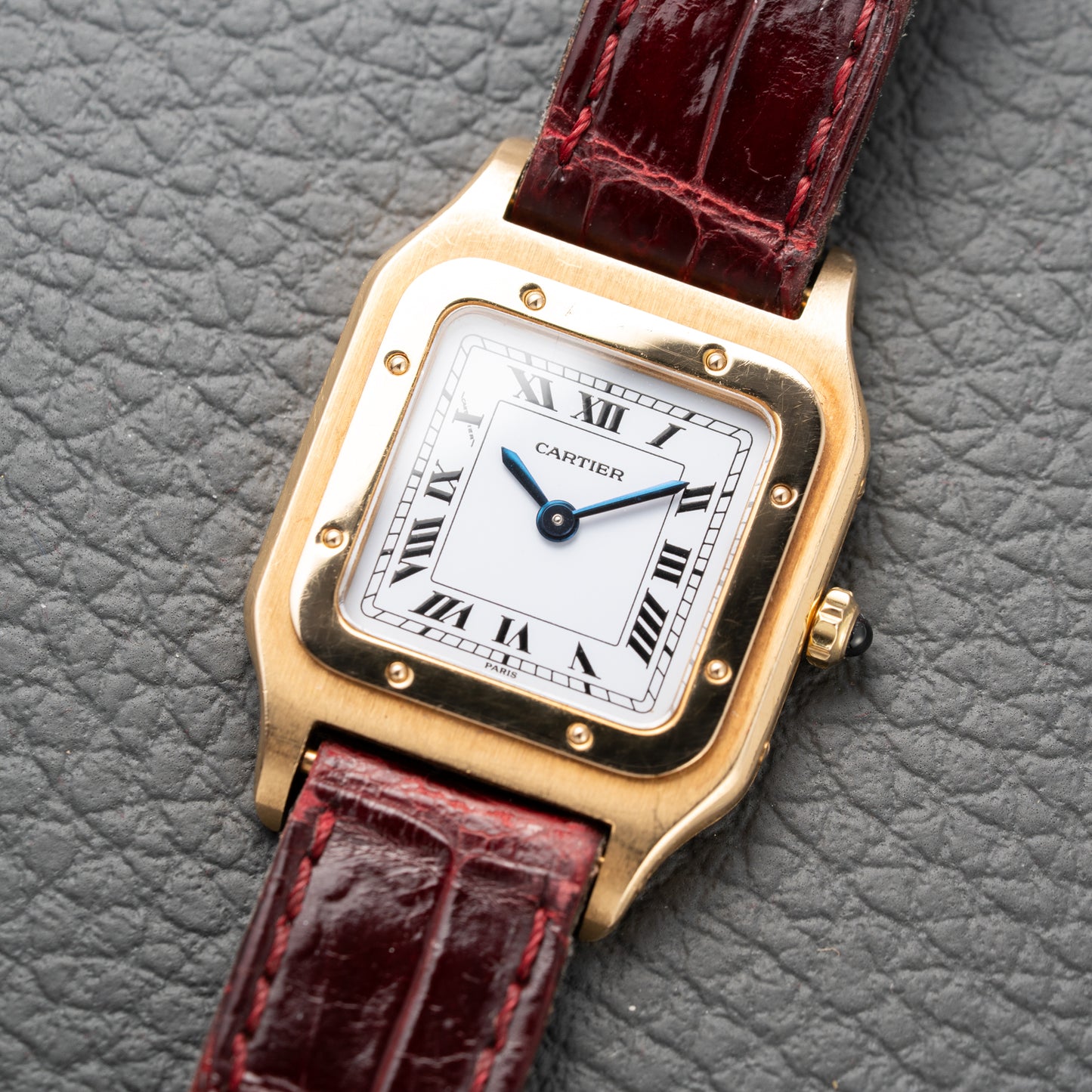 Cartier Santos Dumont Extra Plate 18K Gold Ref. 96053