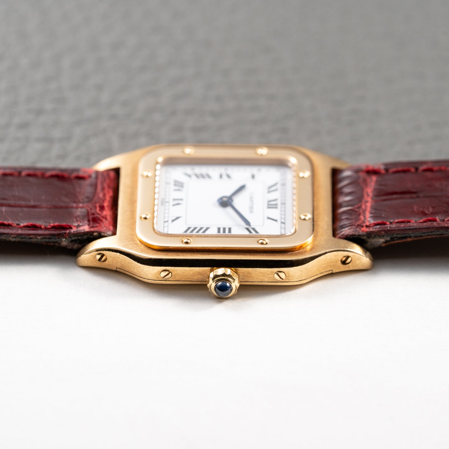 Cartier Santos Dumont Extra Plate 18K Gold Ref. 96053