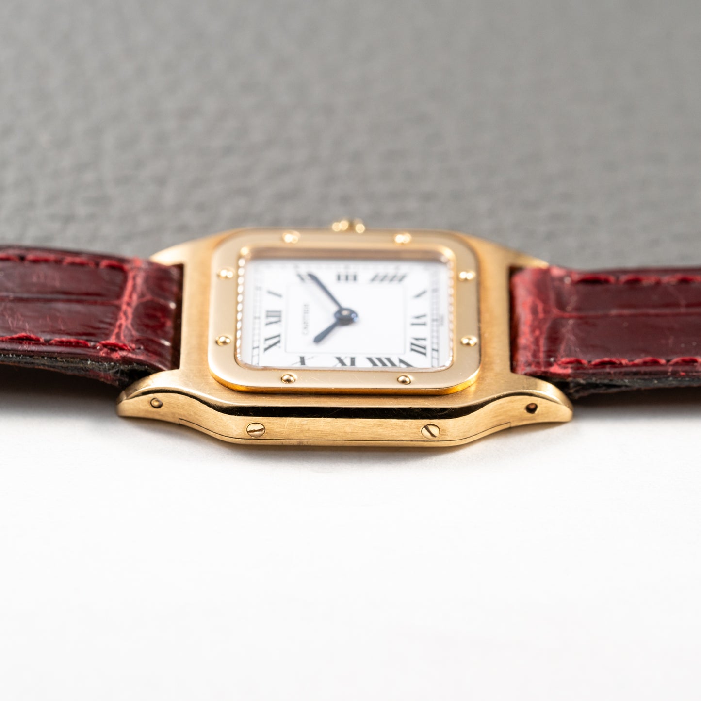 Cartier Santos Dumont Extra Plate 18K Gold Ref. 96053