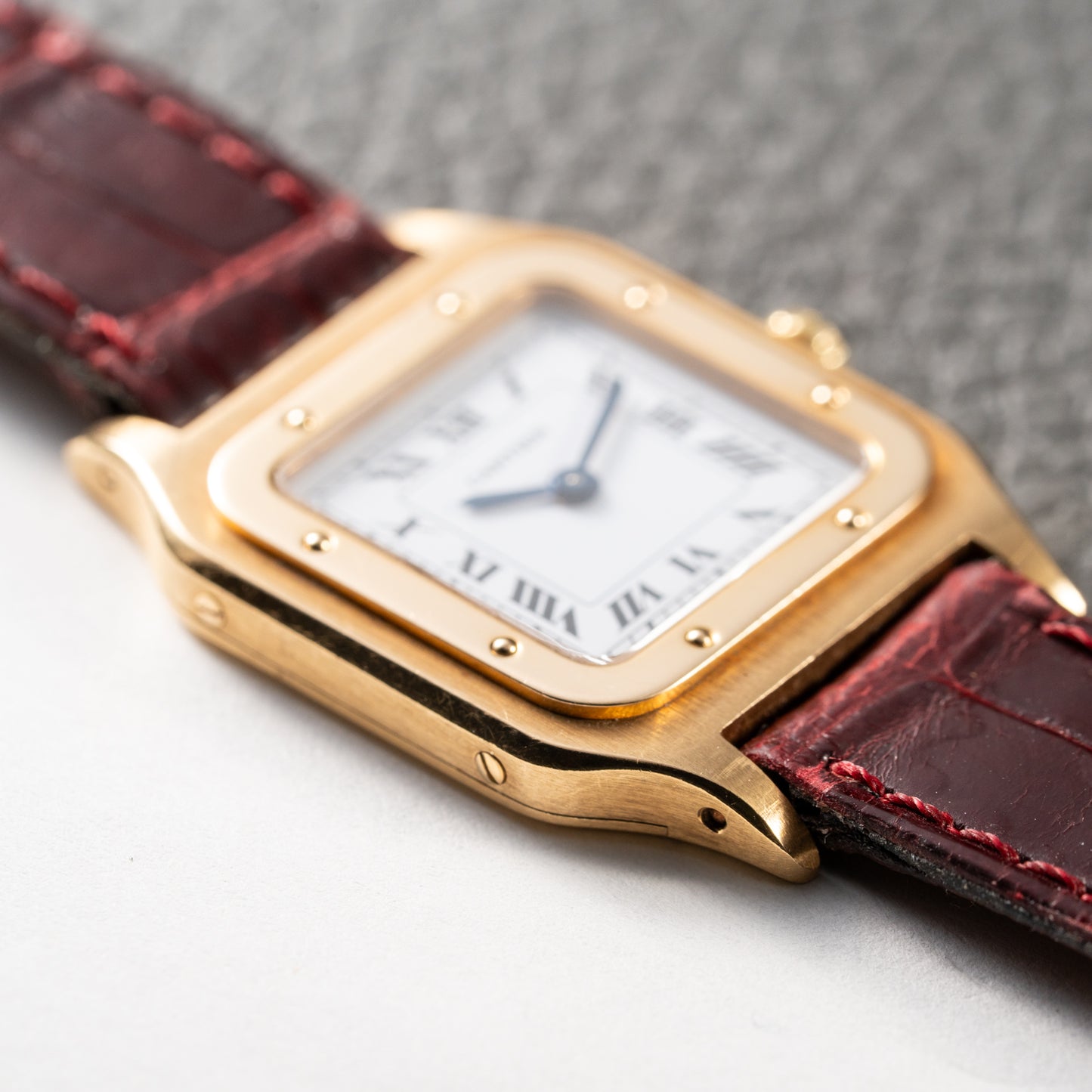 Cartier Santos Dumont Extra Plate 18K Gold Ref. 96053