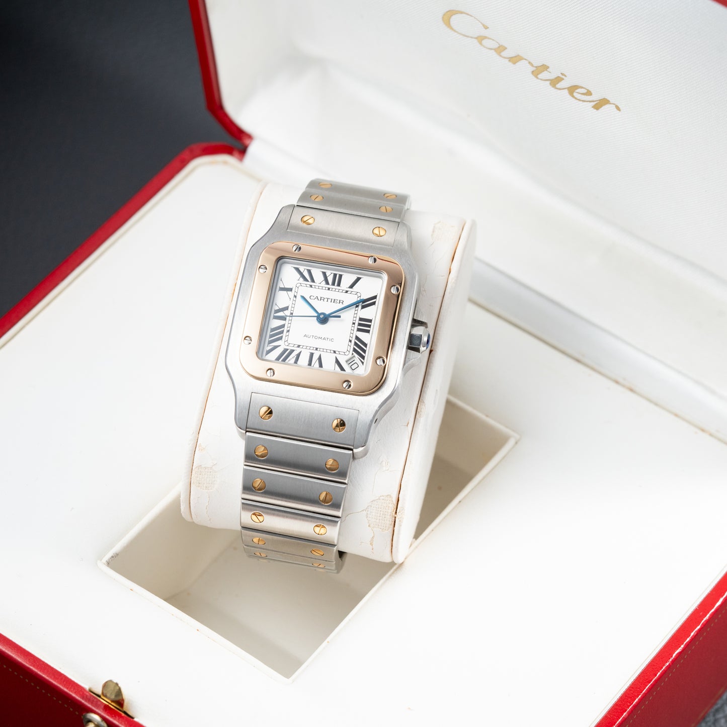 Cartier Santos Galbée Automatic XL BiColor Ref. 2823 from 2010s