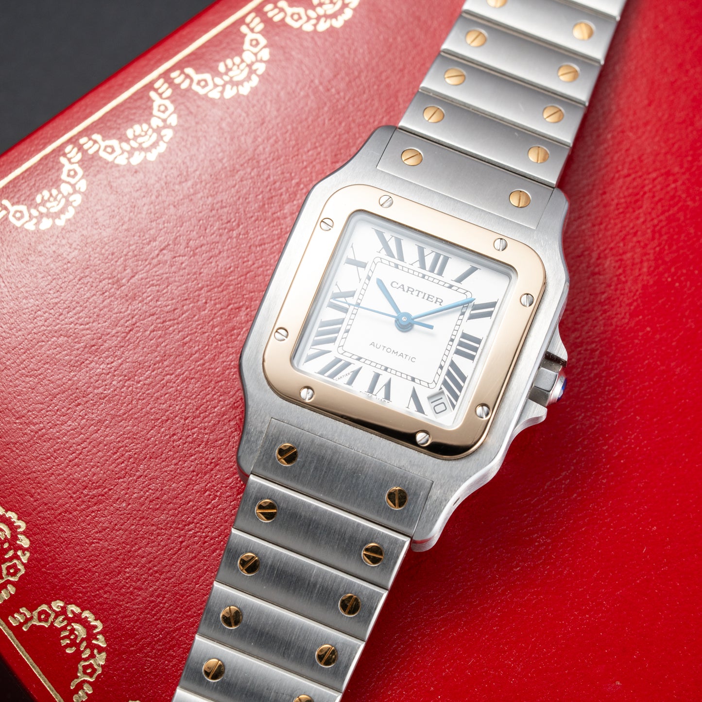 Cartier Santos Galbée Automatic XL BiColor Ref. 2823 from 2010s