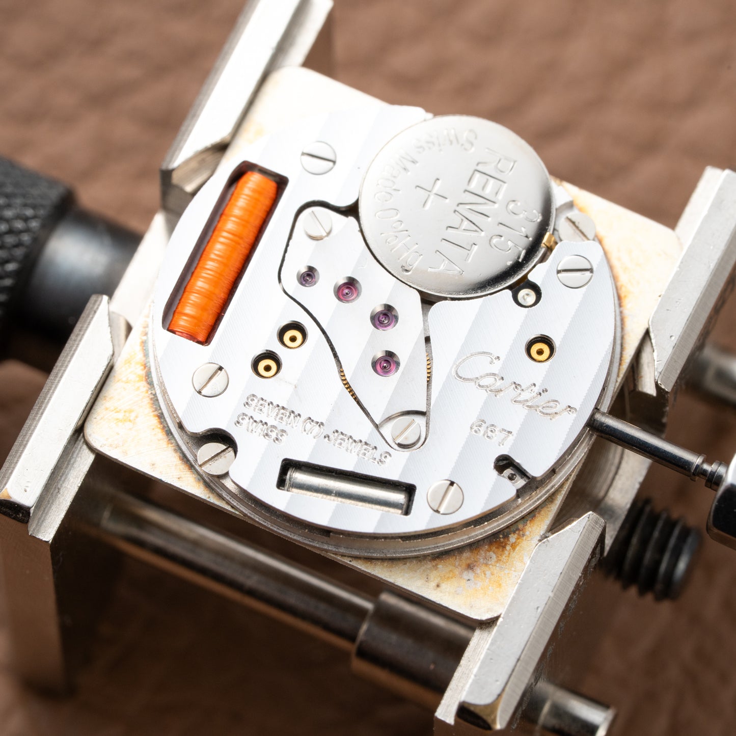 Cartier Santos Galbée Quartz GM 1990s Ref 987901 from 1990s