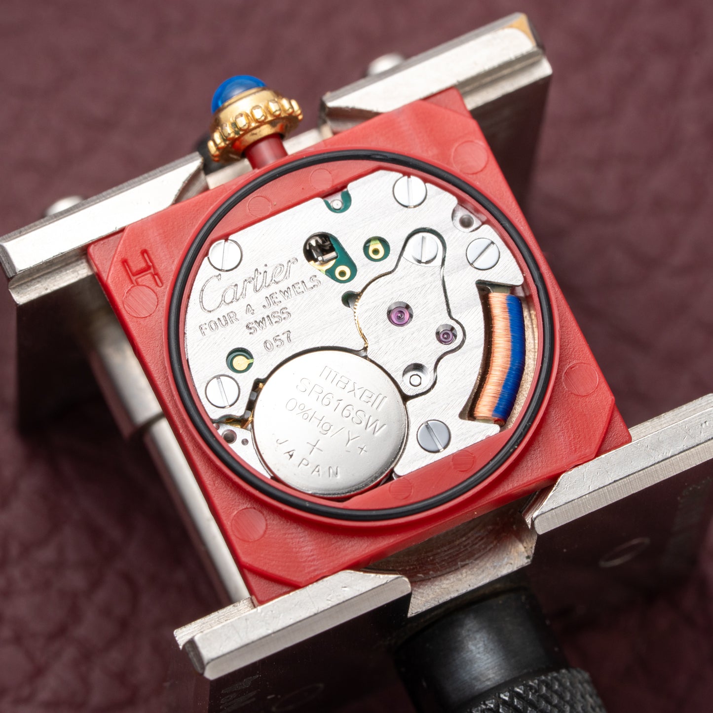 Cartier Must de Tank Vermeil Grey Art Deco Reference 5057001 from 1990s Cartier Service 2025