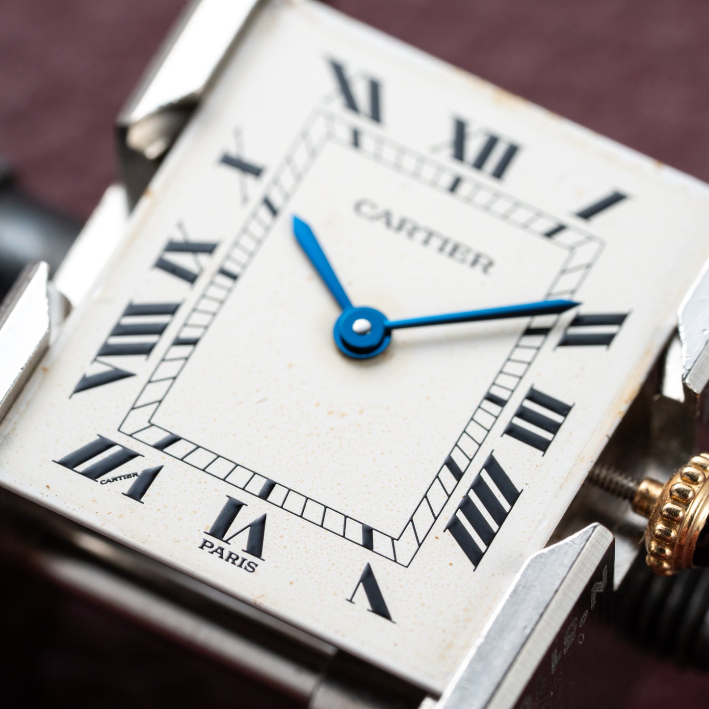 Cartier Tank Louis Paris Dial 18K Ref. 78086 from the 1970s